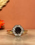 Bague Marguerite Saphir 1 carat & Diamants "Katerine" - Elliade Paris