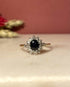 Bague Marguerite Saphir 1 carat & Diamants "Wendy" - Elliade Paris