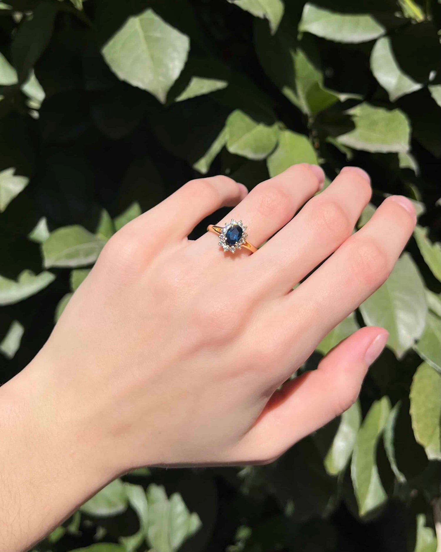 Bague Marguerite Saphir & Diamants "Mathis"