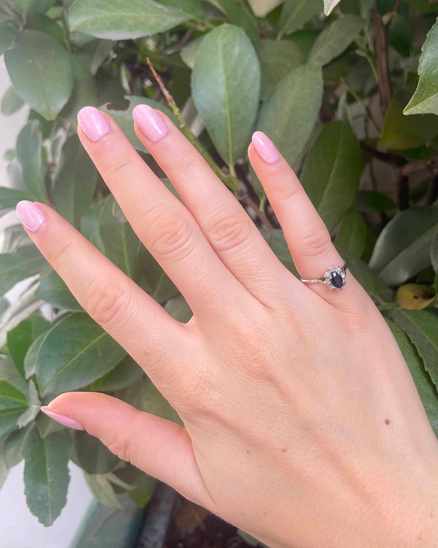 Bague Marguerite Saphir & Diamants "Jelena"