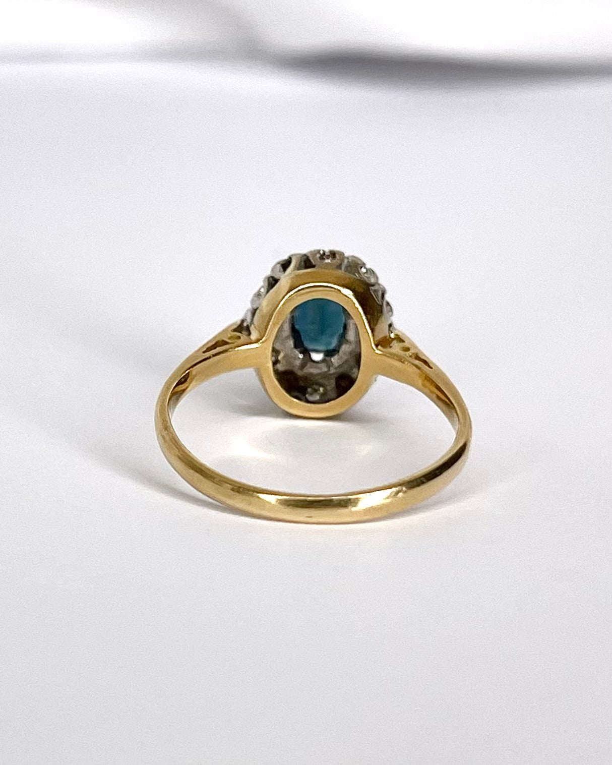 Bague Marguerite Saphir & Diamants "Daria" - Elliade Paris