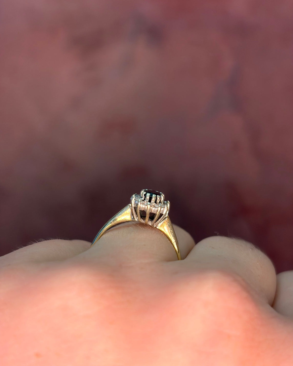 Bague Marguerite Saphir & Diamants "Germaine" - Elliade Paris