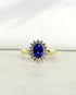 Bague Marguerite Saphir & Diamants "Sonia" - Elliade Paris