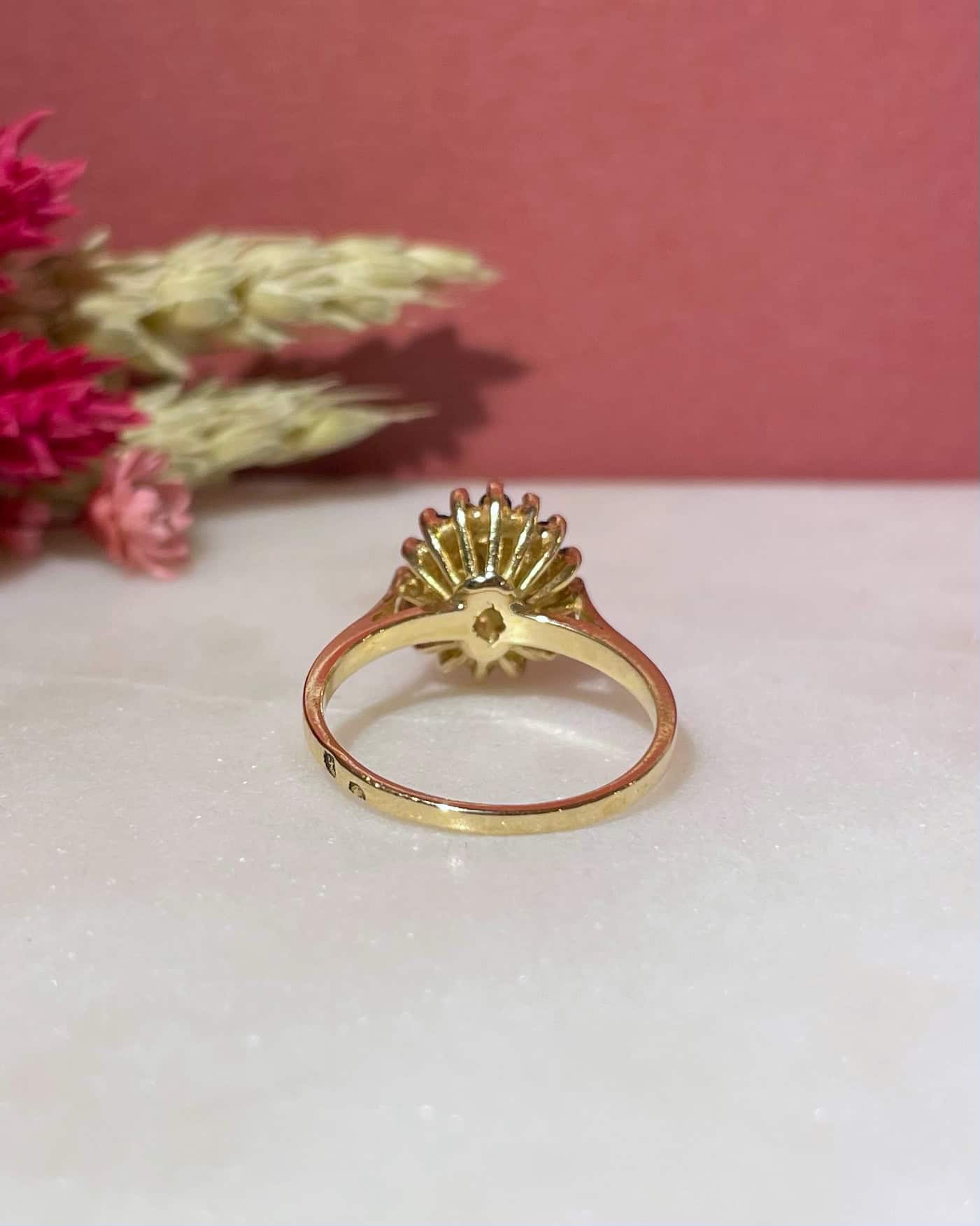 Bague Marguerite Saphirs & Diamants "Adèle" - Elliade Paris