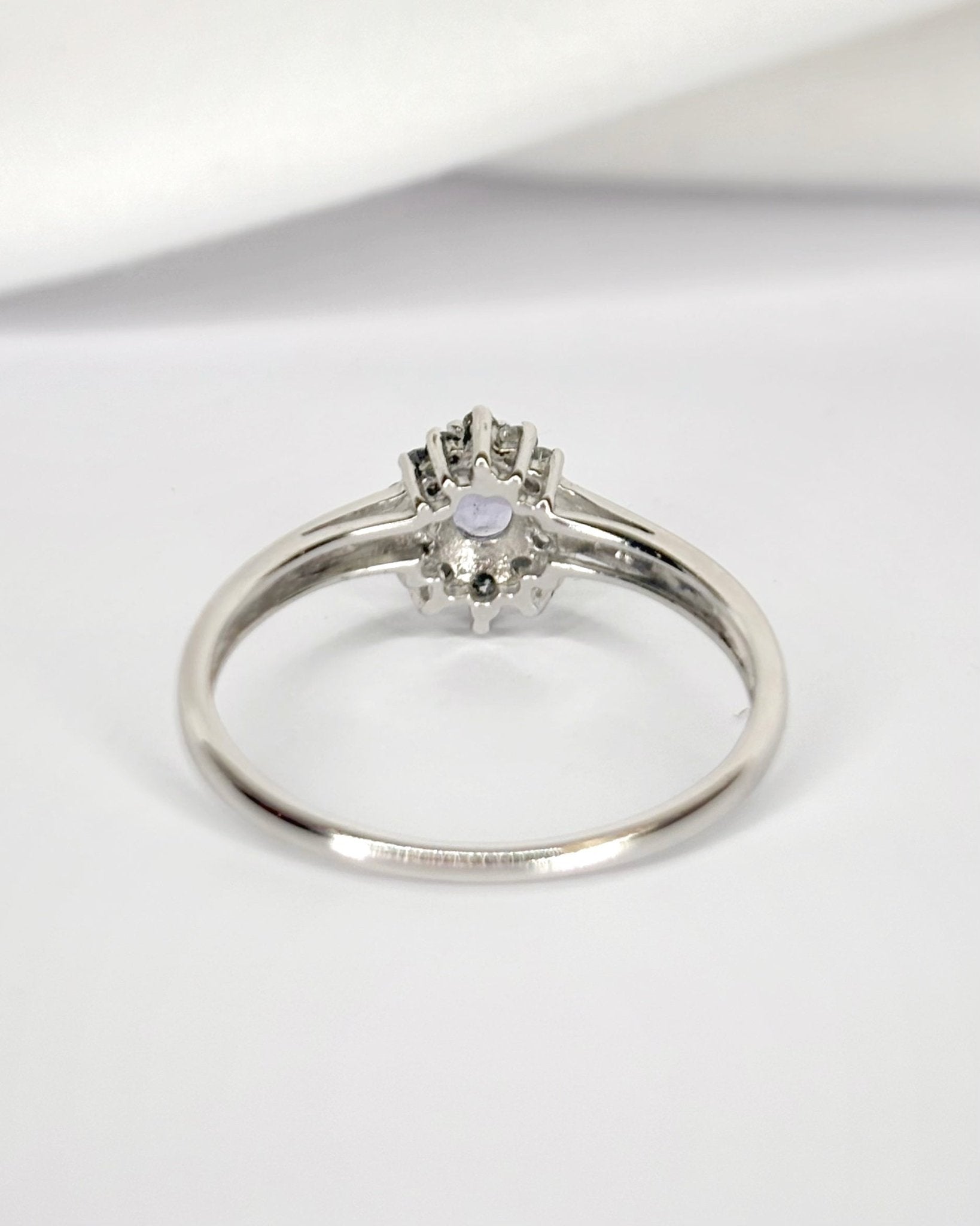 Bague Marguerite Tanzanite 0.35 carat & Diamants "Fiona" - Elliade Paris