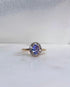 Bague Marguerite Tanzanite 0.85 carat & Diamants “Quitterie” - Elliade Paris