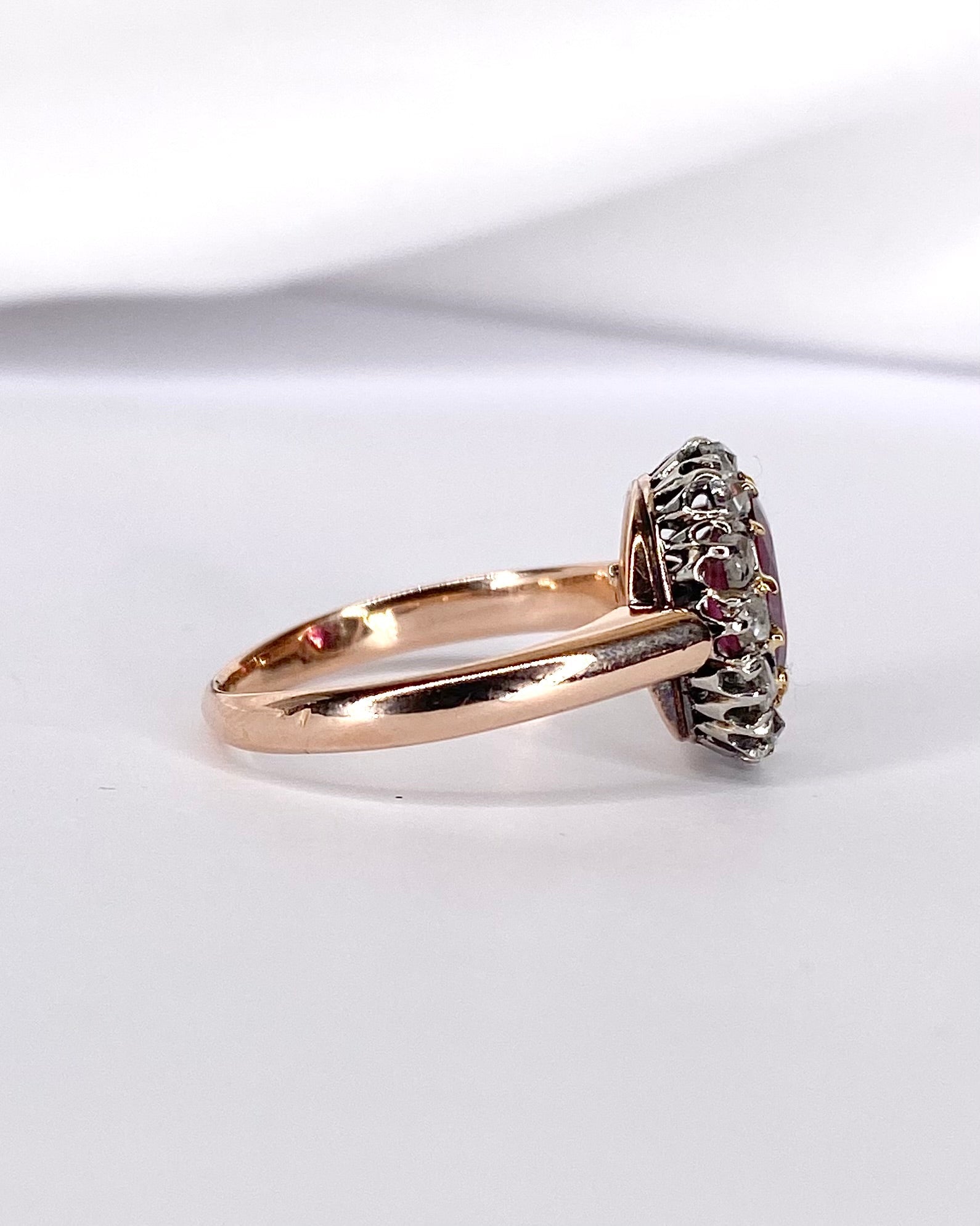 Bague Marguerite Tourmaline 1.02 carat & Diamants 0.20 carat "Félicia" - Elliade Paris