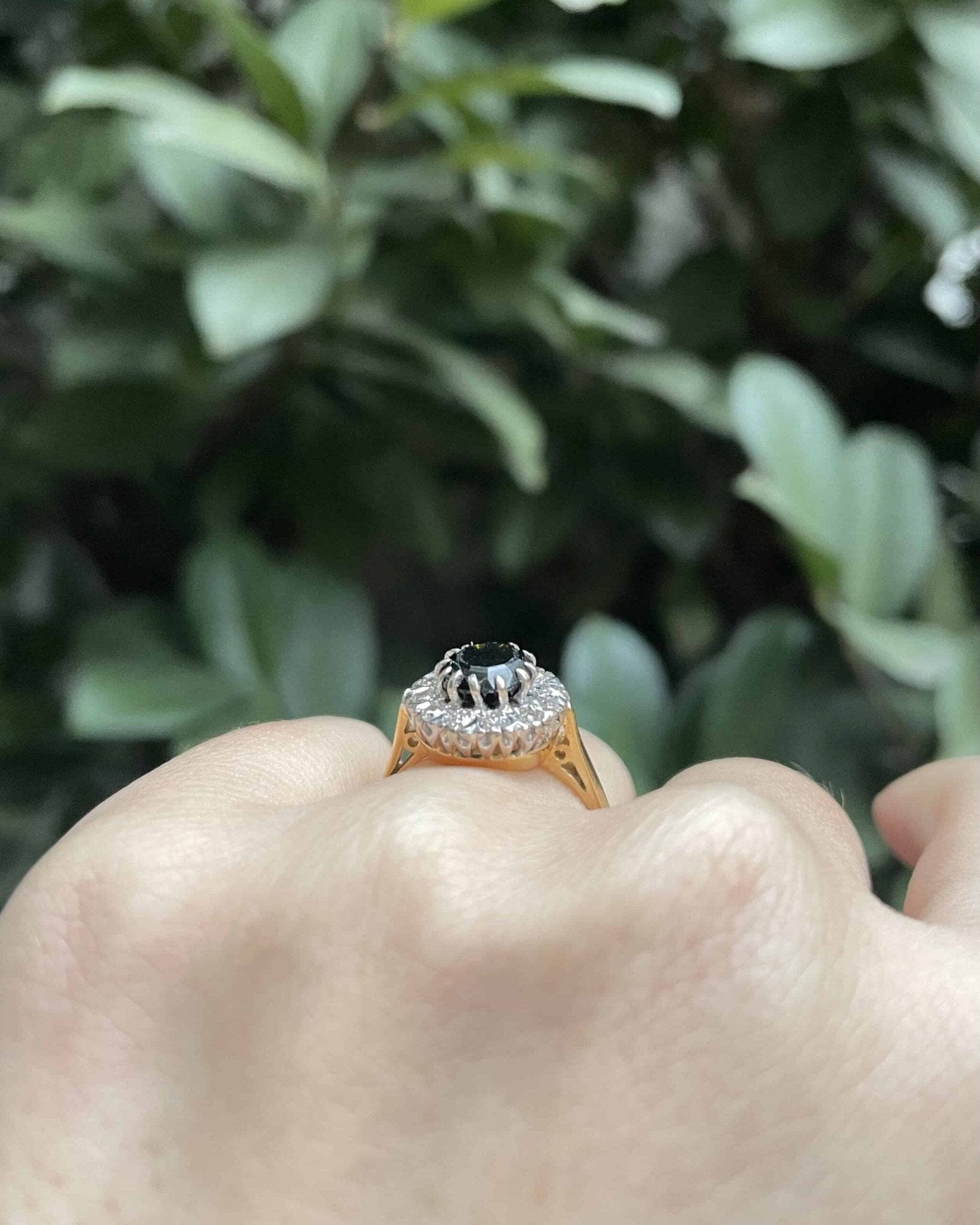 Bague Marguerite Tourmaline 1.85 carat & Diamants "Isla" - Elliade Paris