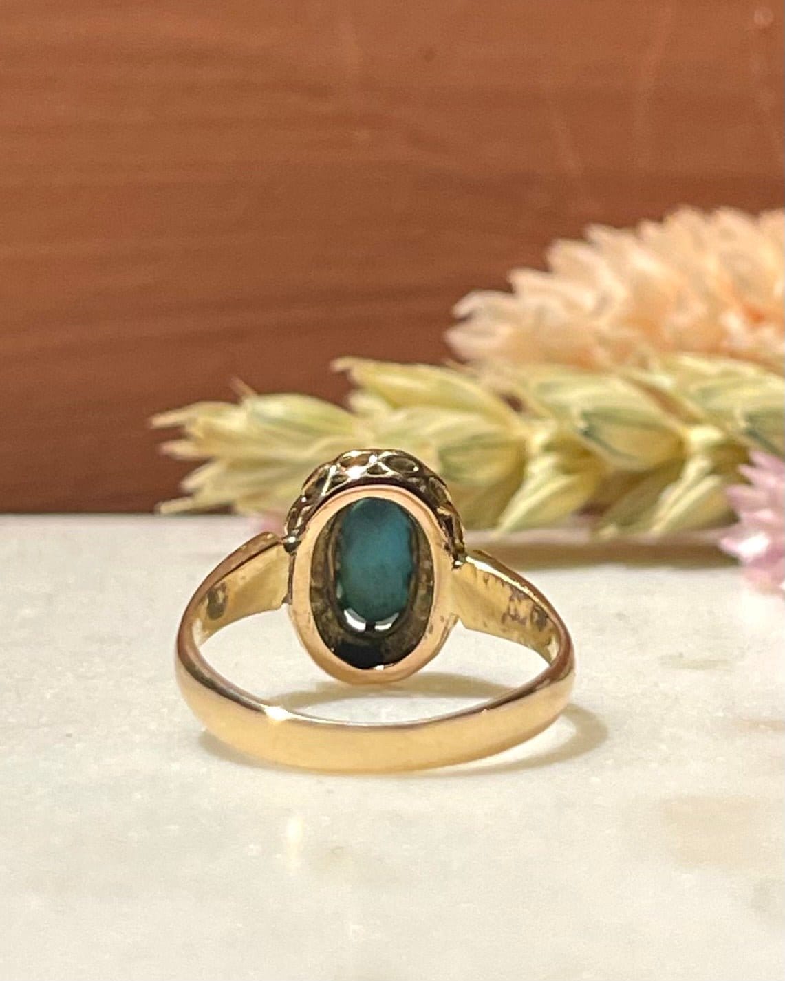 Bague Marguerite Turquoise "Monica" - Elliade Paris