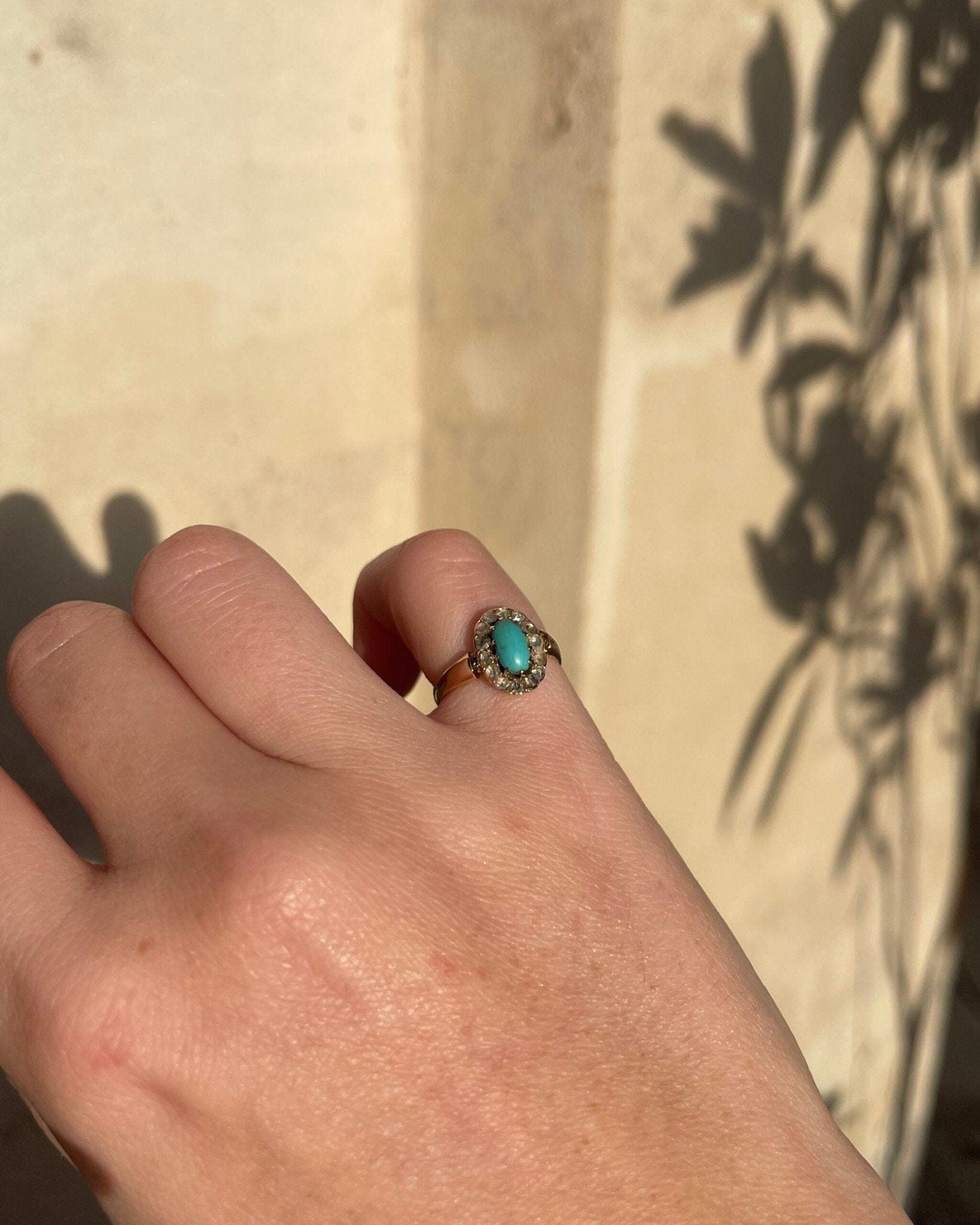 Bague Marguerite Turquoise "Monica" - Elliade Paris