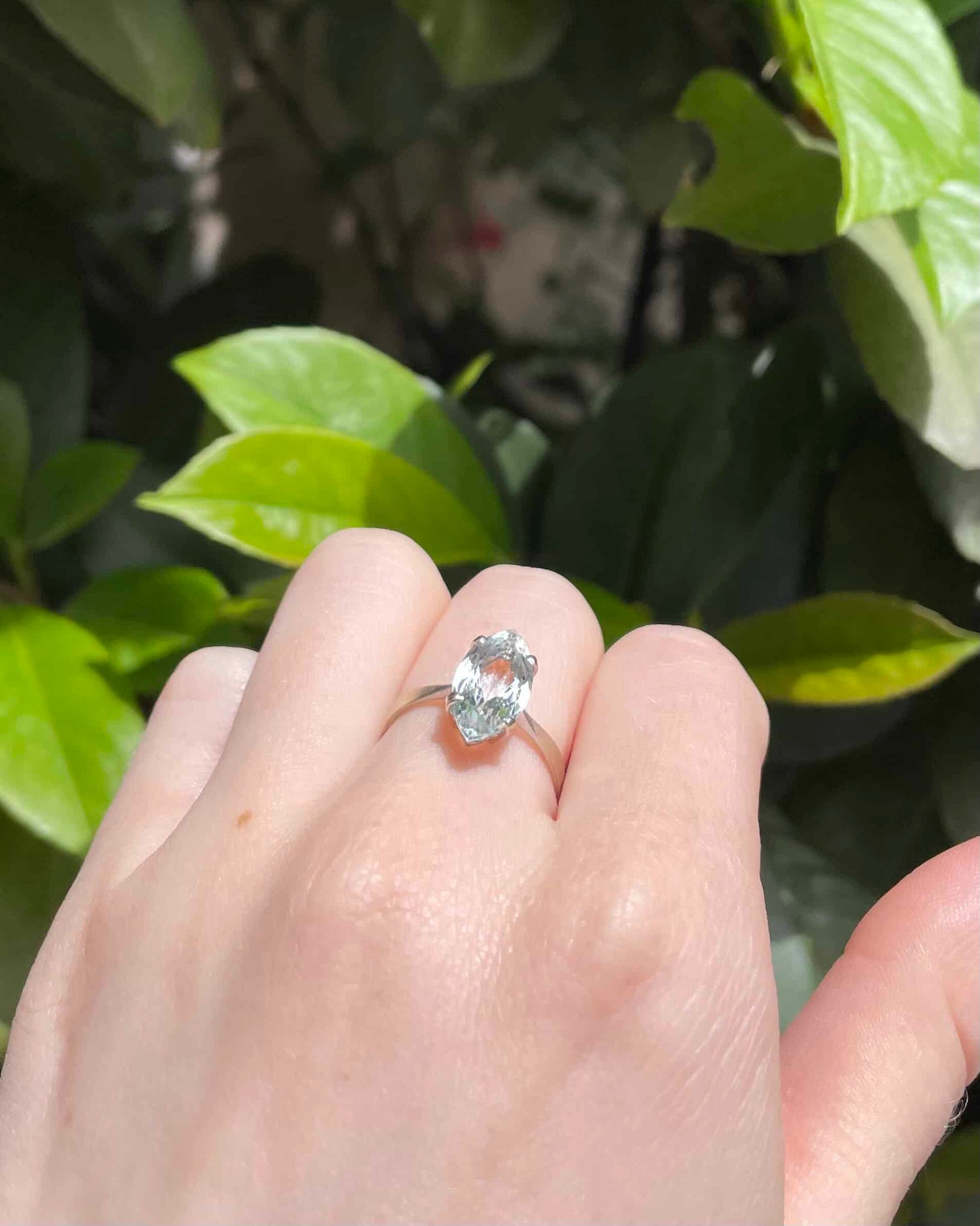 Bague Aigue-Marine 2.10 Carats "Marie-Claire" - Elliade Paris