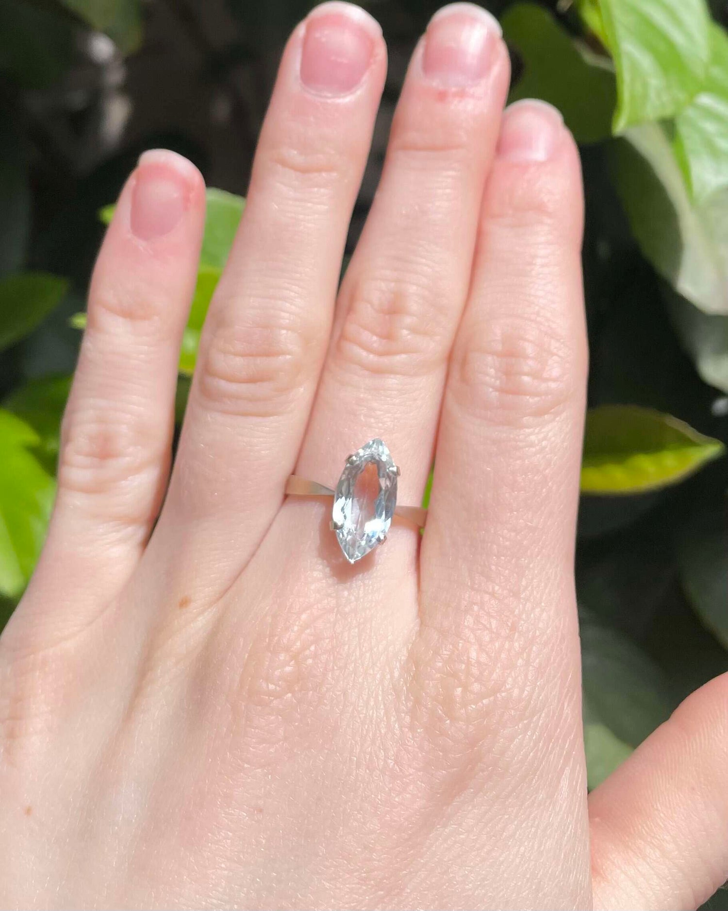 Bague Aigue-Marine 2.10 Carats "Marie-Claire" - Elliade Paris
