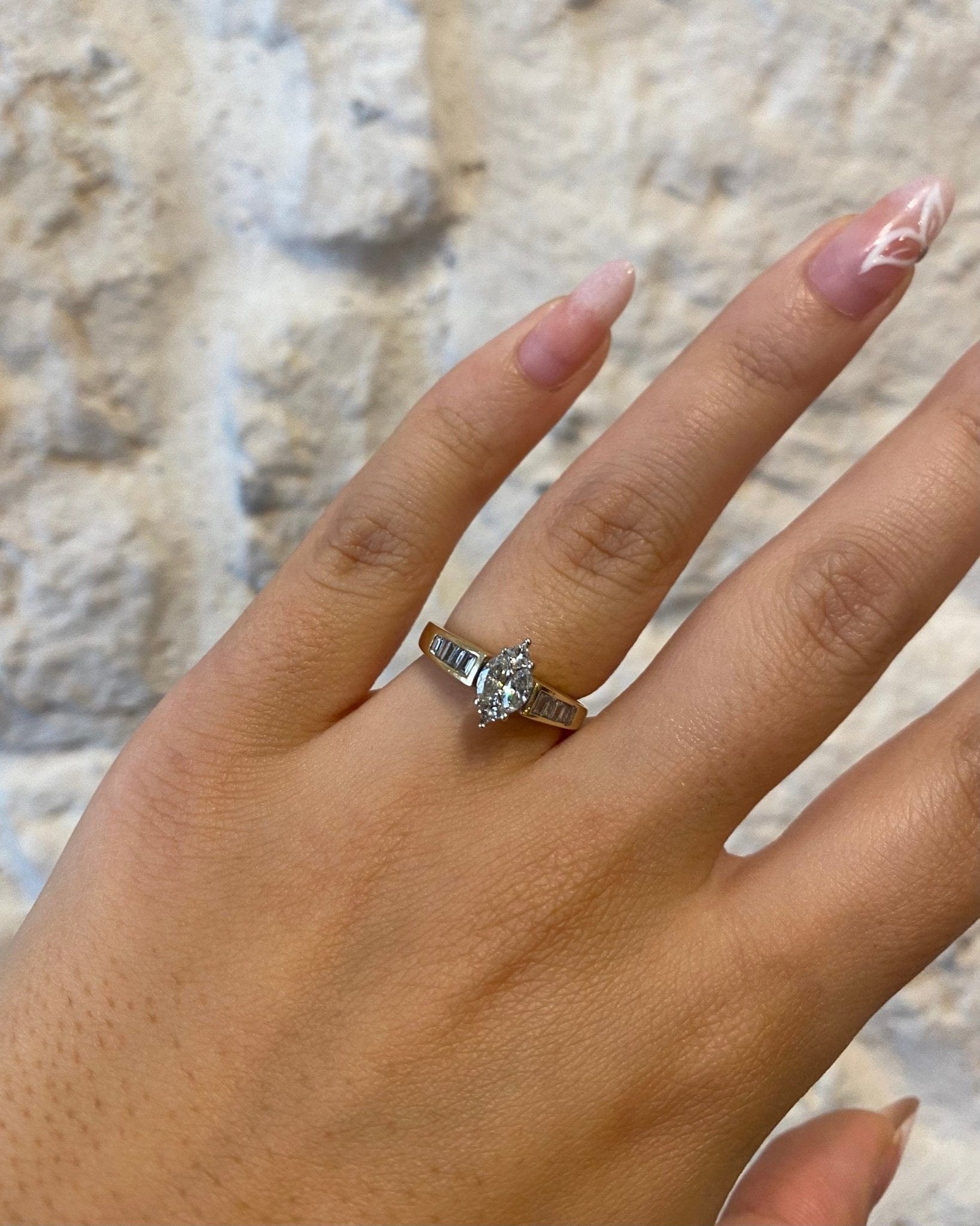 Bague Marquise Diamants 0.52 carat "Zoé" - Elliade Paris