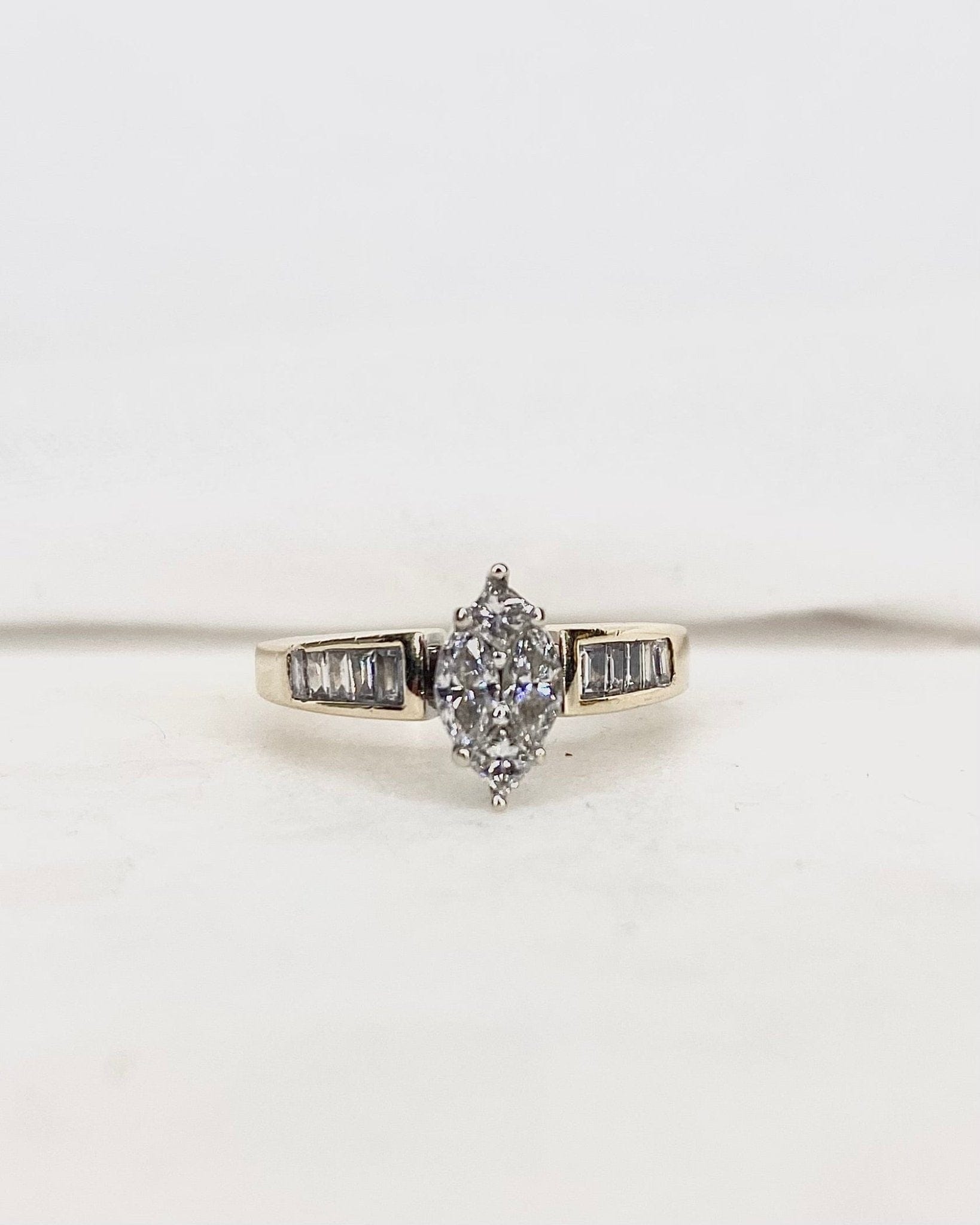Bague Marquise Diamants 0.52 carat "Zoé" - Elliade Paris