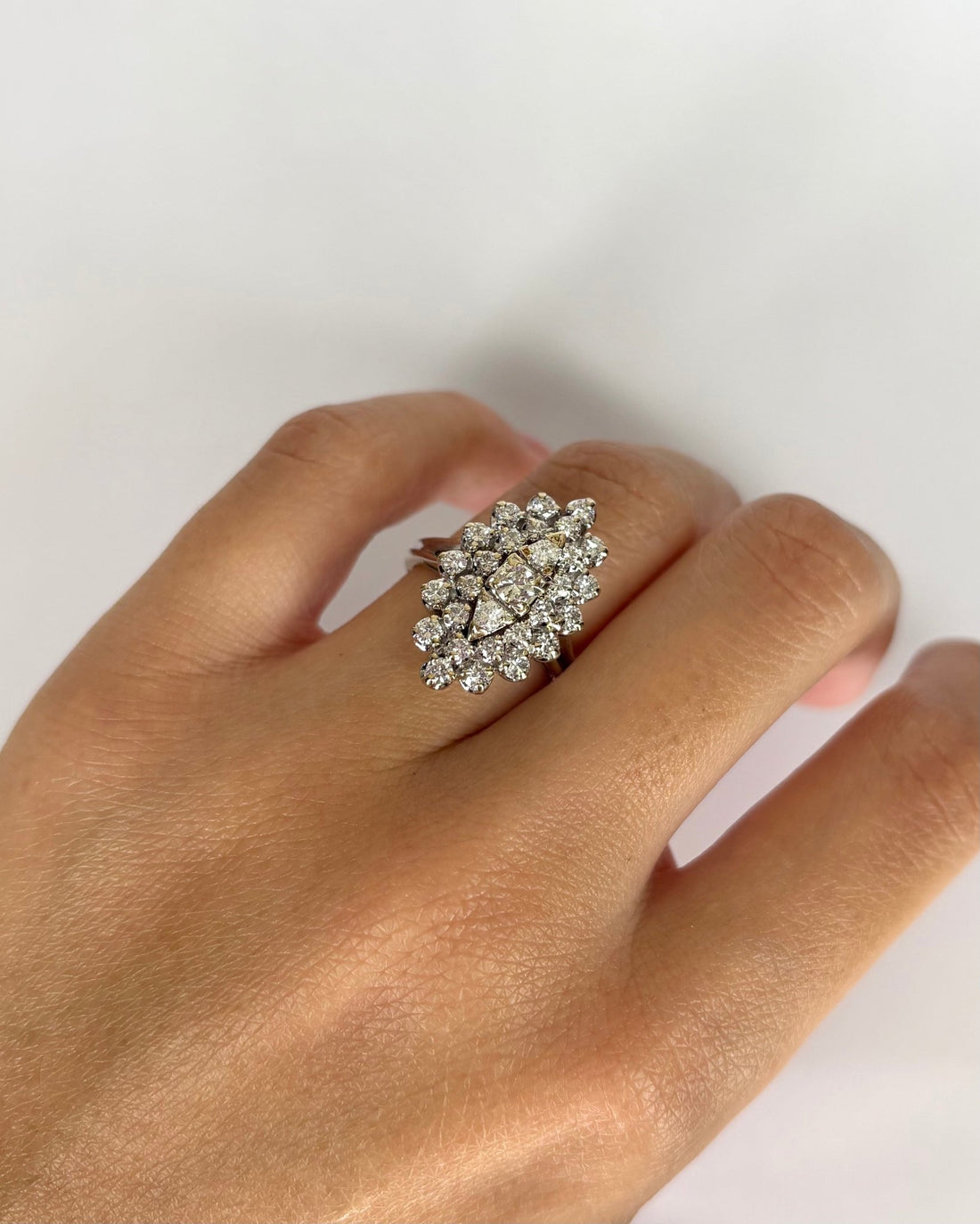 Bague Marquise Diamants 1.17 ct "Daphné" - Elliade Paris