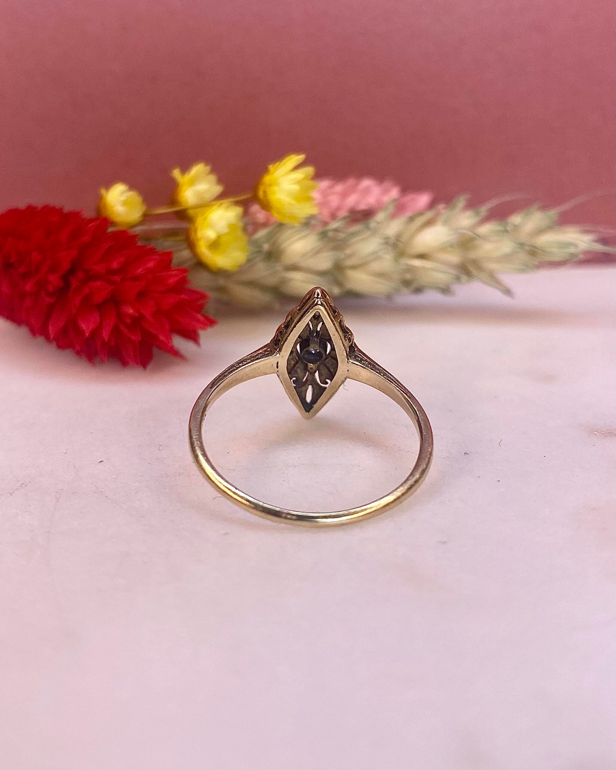 Bague Vintage Art-Déco Diamants "Marilou" - Elliade Paris