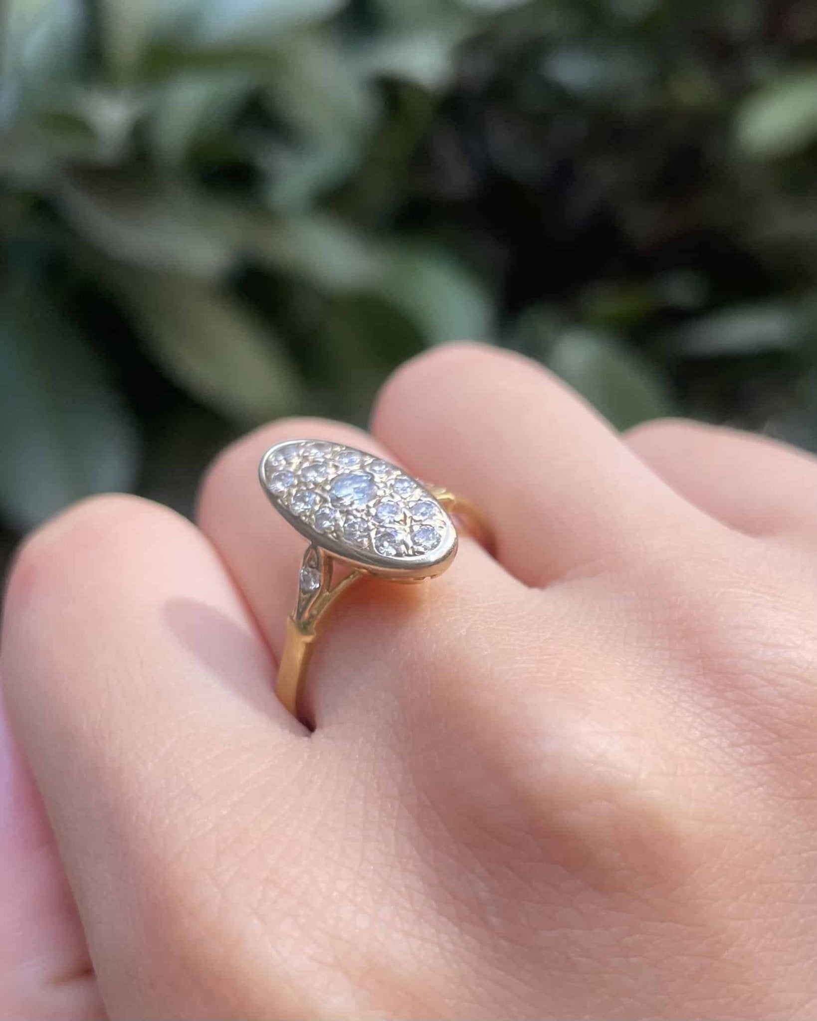 Bague Marquise Or et 17 Diamants "Monica" - Elliade Paris