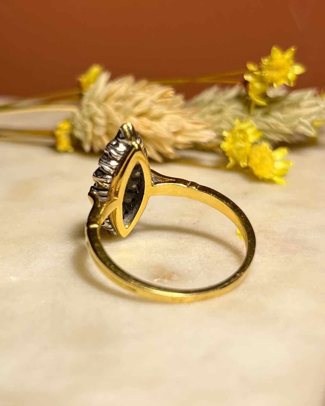 Bague Marquise Rubis & Diamants "Evy" - Elliade Paris