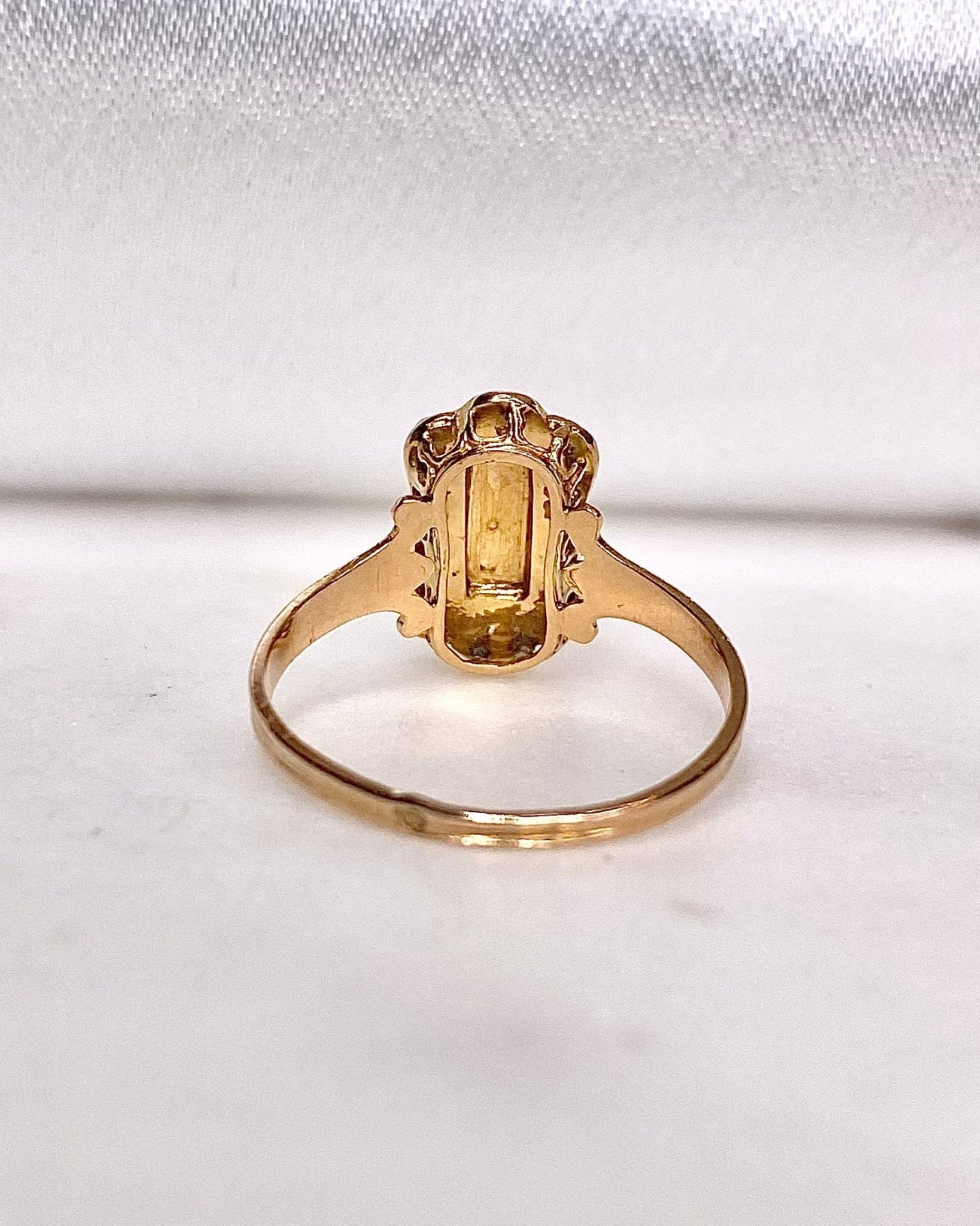 Bague Marquises XIXe Perles "Athéna" - Elliade Paris