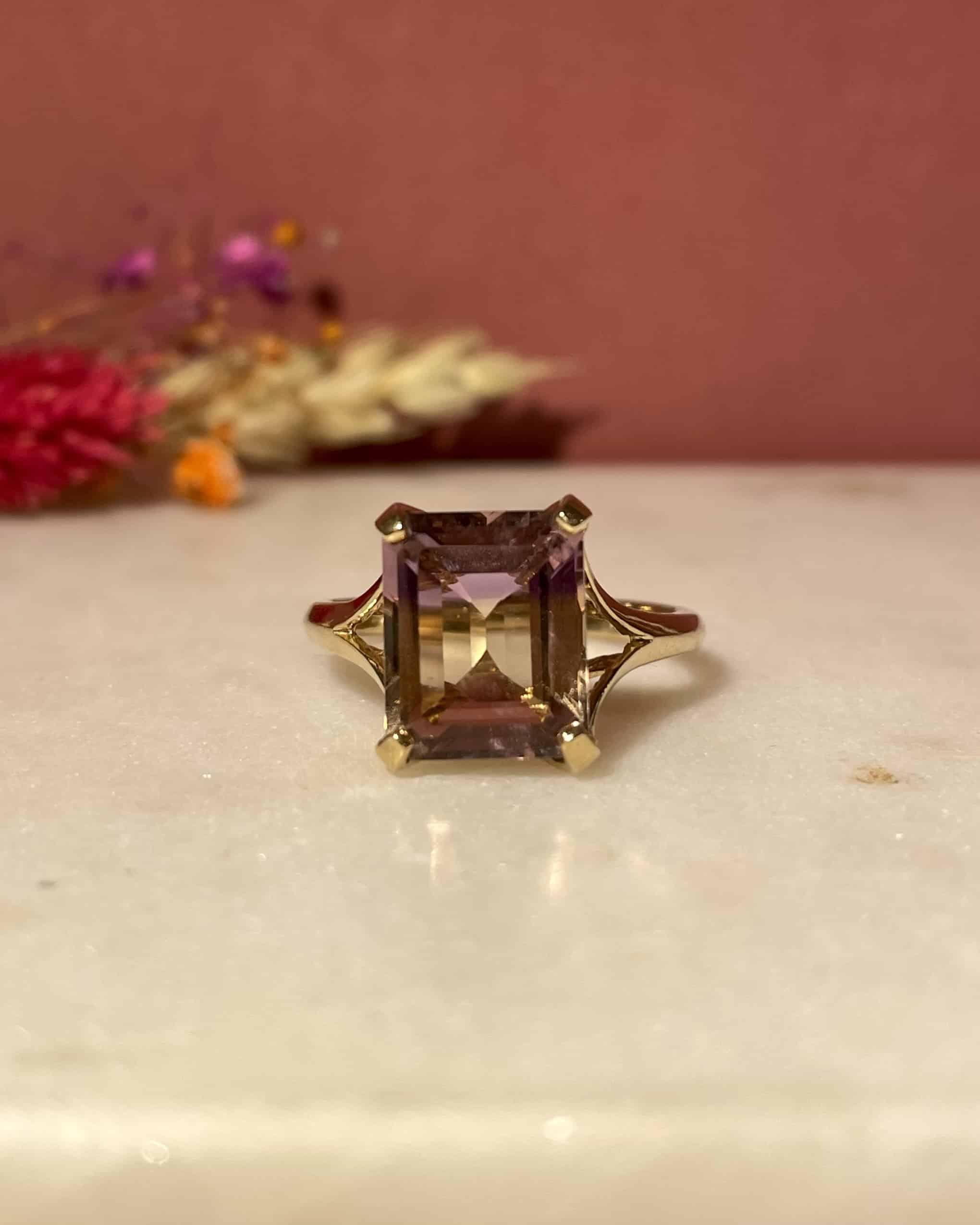 Bague Cocktail Ametrine 3.70 Carats "Serenity"