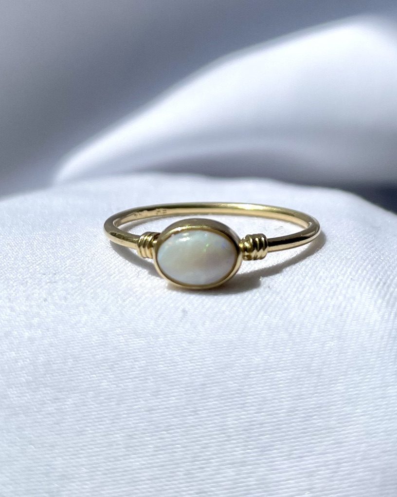 Bague Opale vintage "Robby" - Elliade Paris