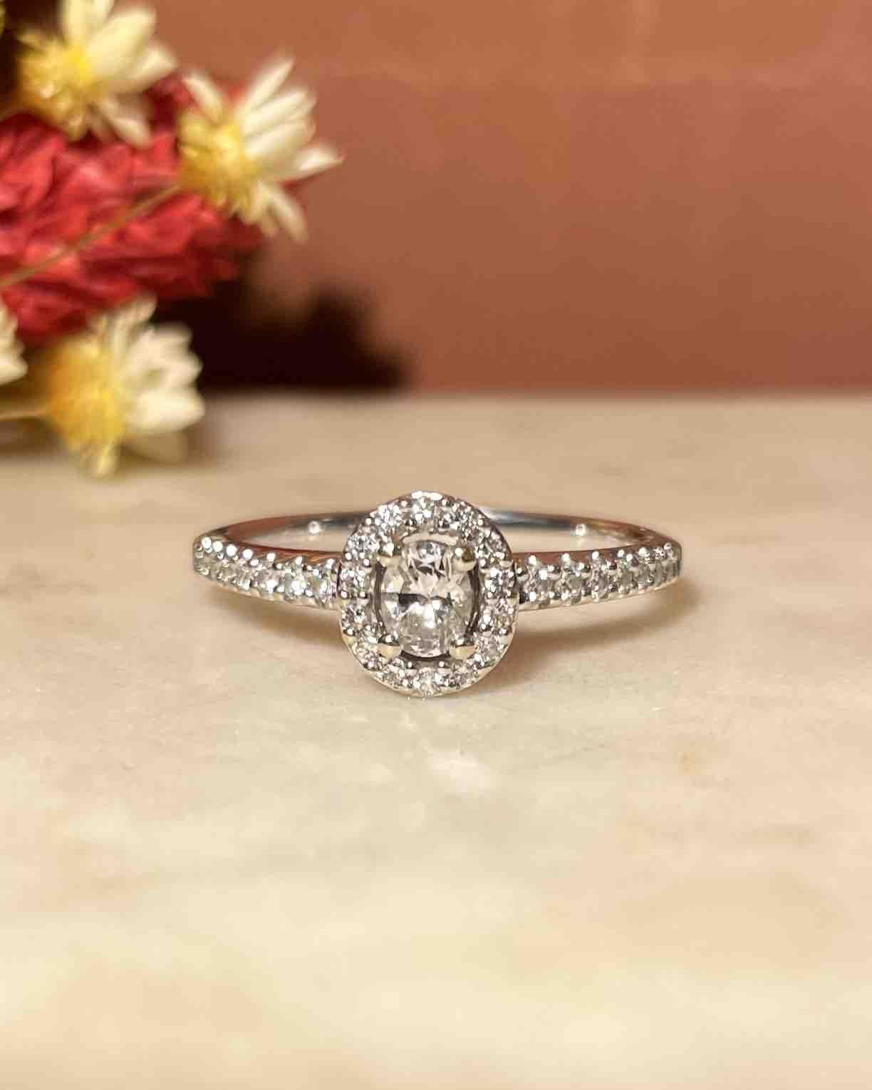 Bague vintage 29 Diamants "Rozenn"