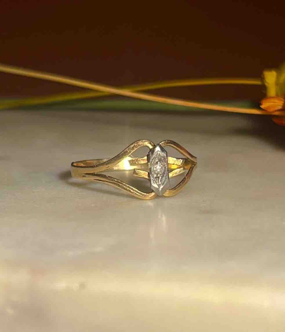 Bague Or et Diamant "Lorina" - Elliade Paris