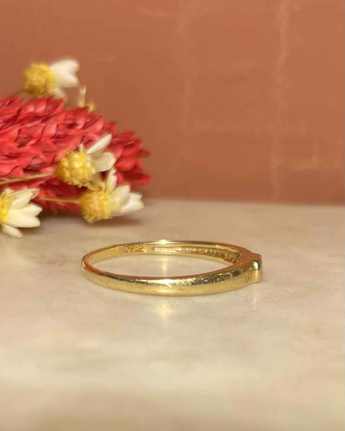 Bague Jonc Diamant "Reem"