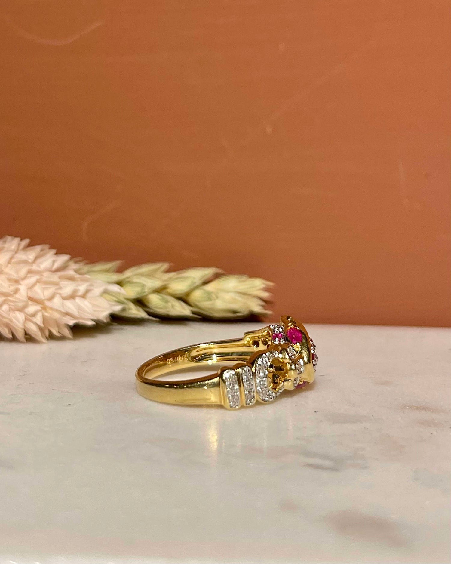Bague Panthère Rubis et Diamants "Sasha"