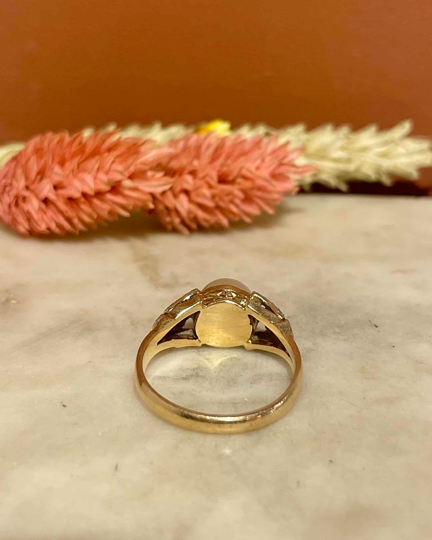 Bague Art-Déco Perle & Diamants "Milaya"
