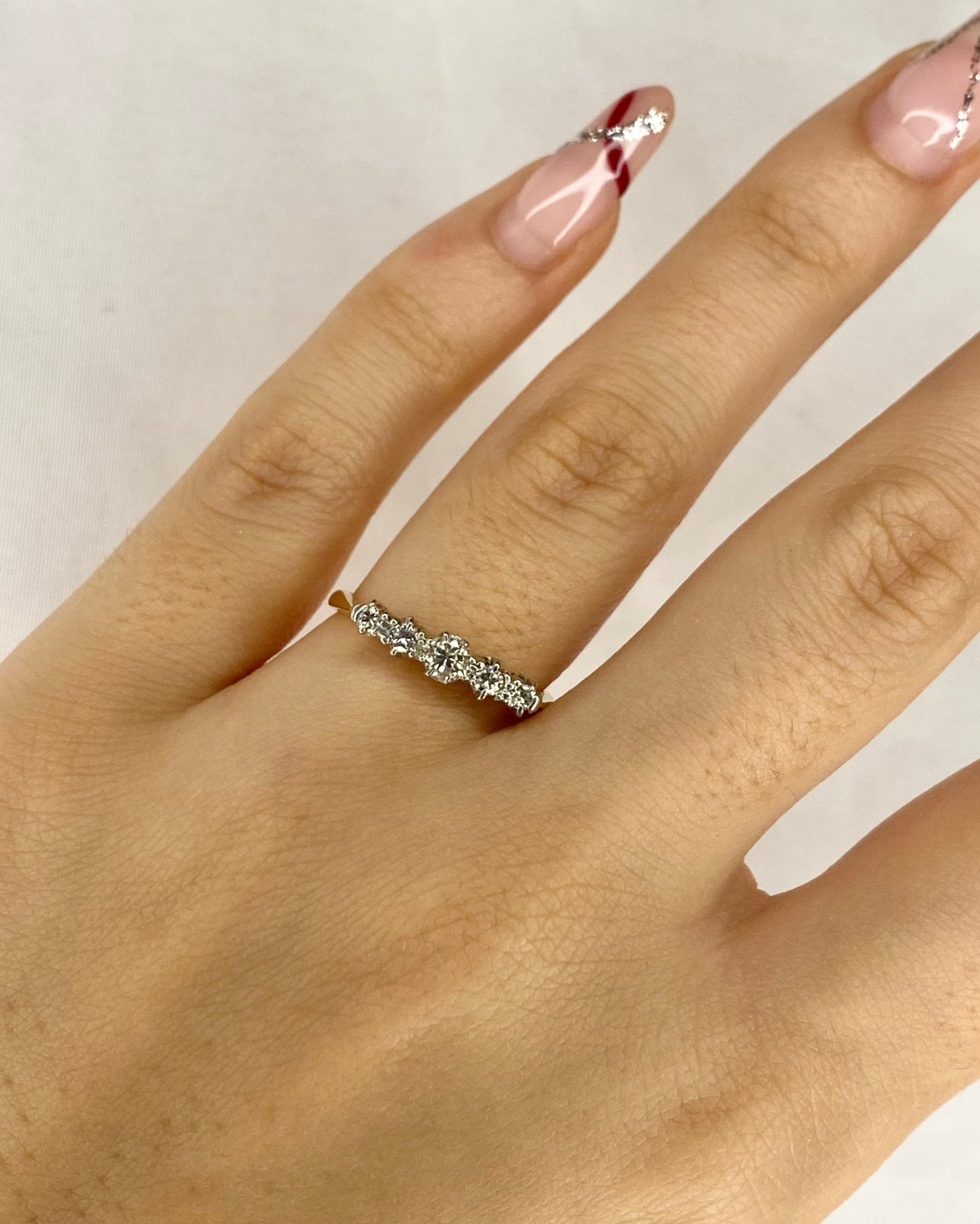 Bague Rivière 5 Diamants "Bella" - Elliade Paris