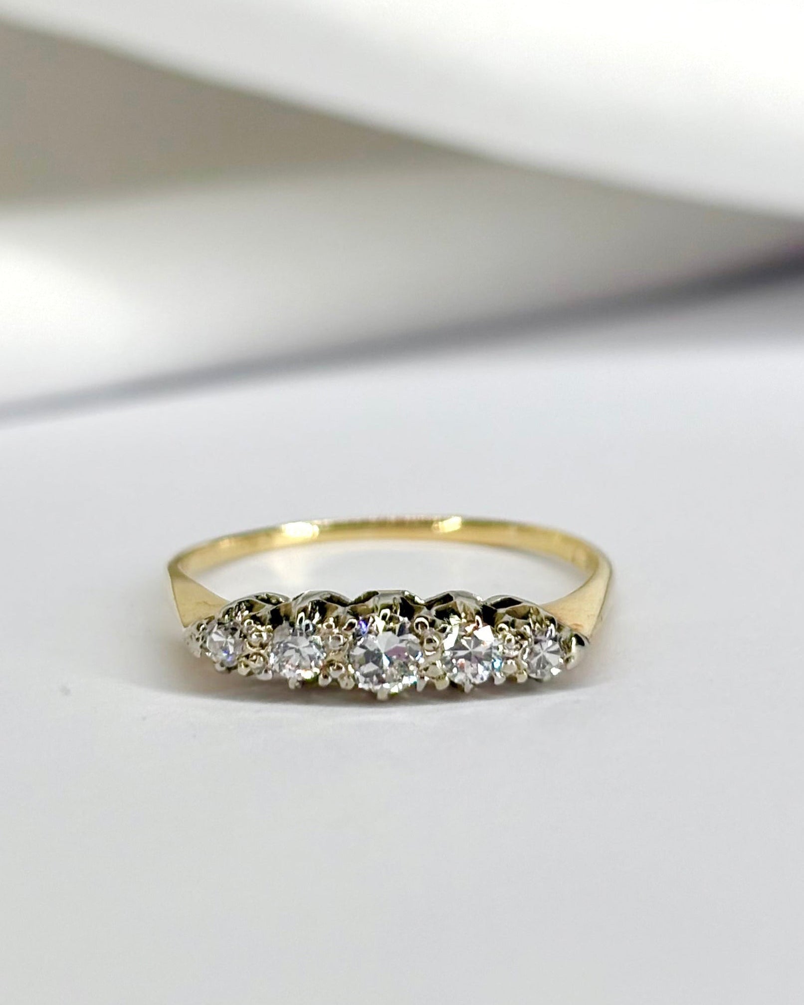 Bague Rivière 5 Diamants "Paylina" - Elliade Paris