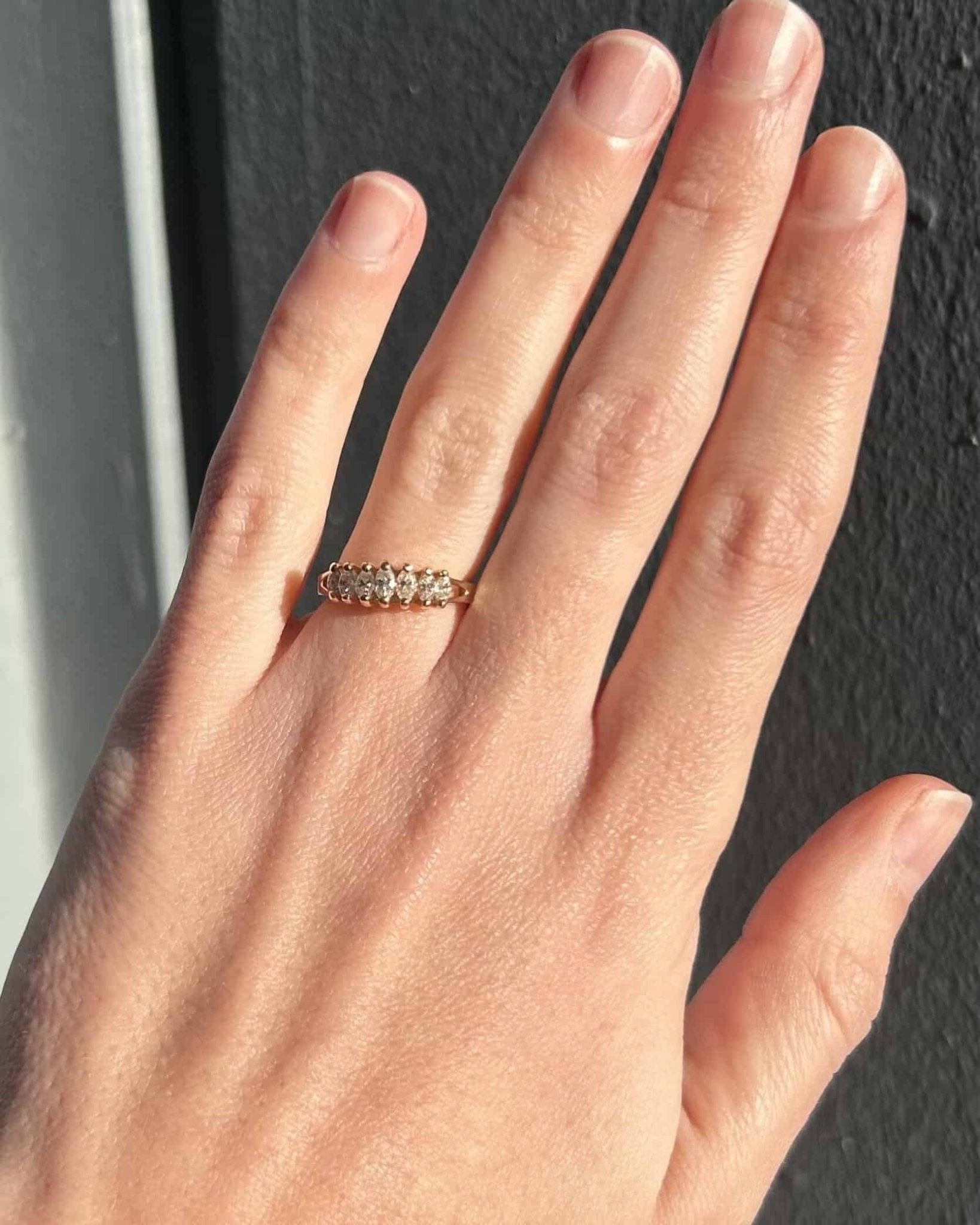 Bague Rivière 7 Diamants "Ranya" - Elliade Paris