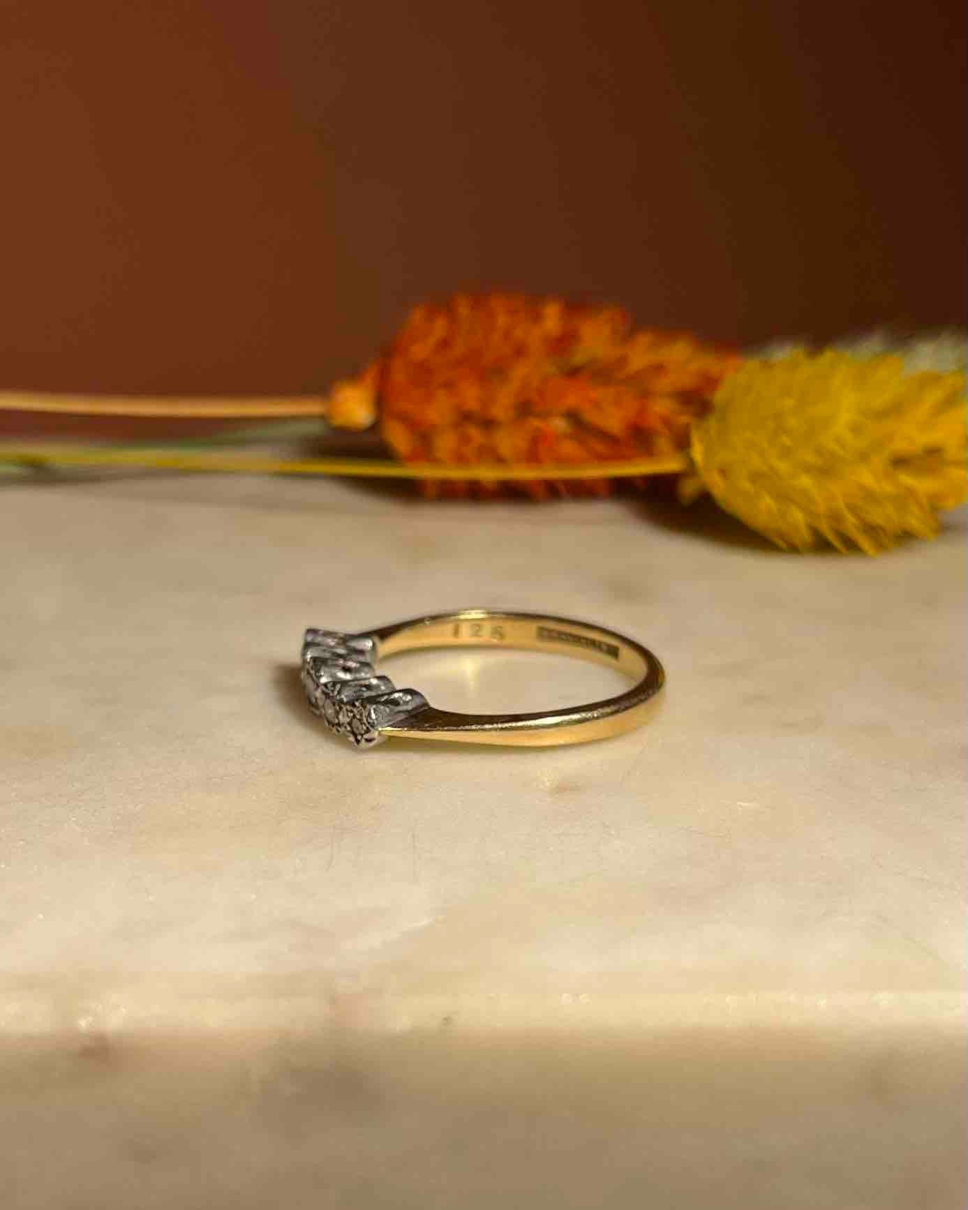 Bague rivière de diamants "Sona" - Elliade Paris
