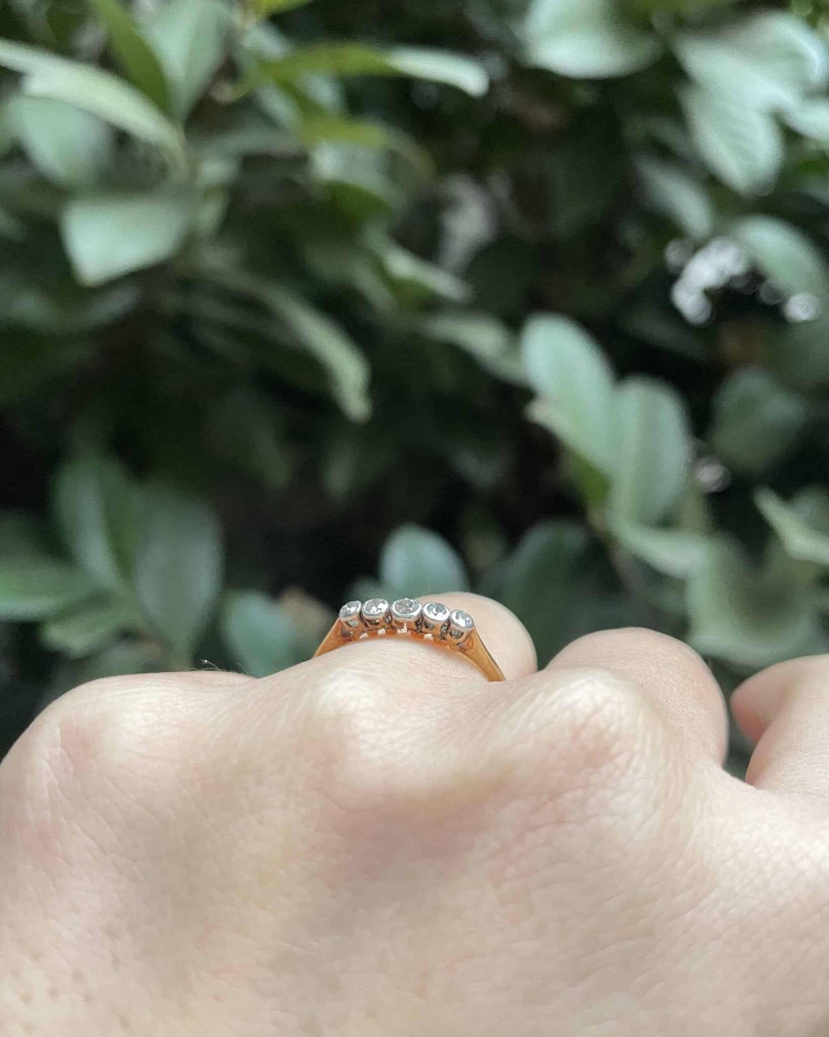 Bague Rivière Diamants 0.24 carat "Isee" - Elliade Paris