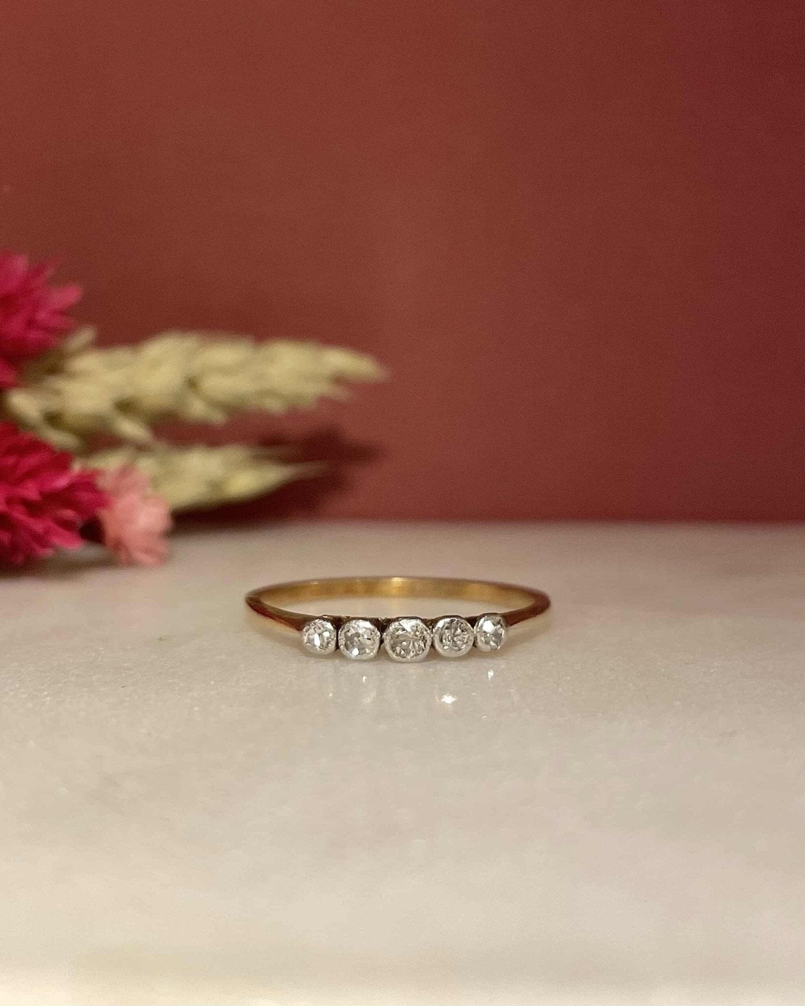 Bague Rivière Diamants 0.24 carat "Isee" - Elliade Paris