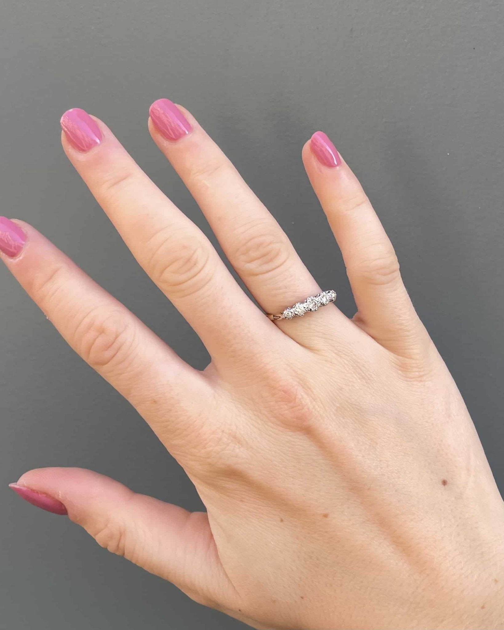 Bague Rivière Diamants 0.25 carat "Mahaud" - Elliade Paris