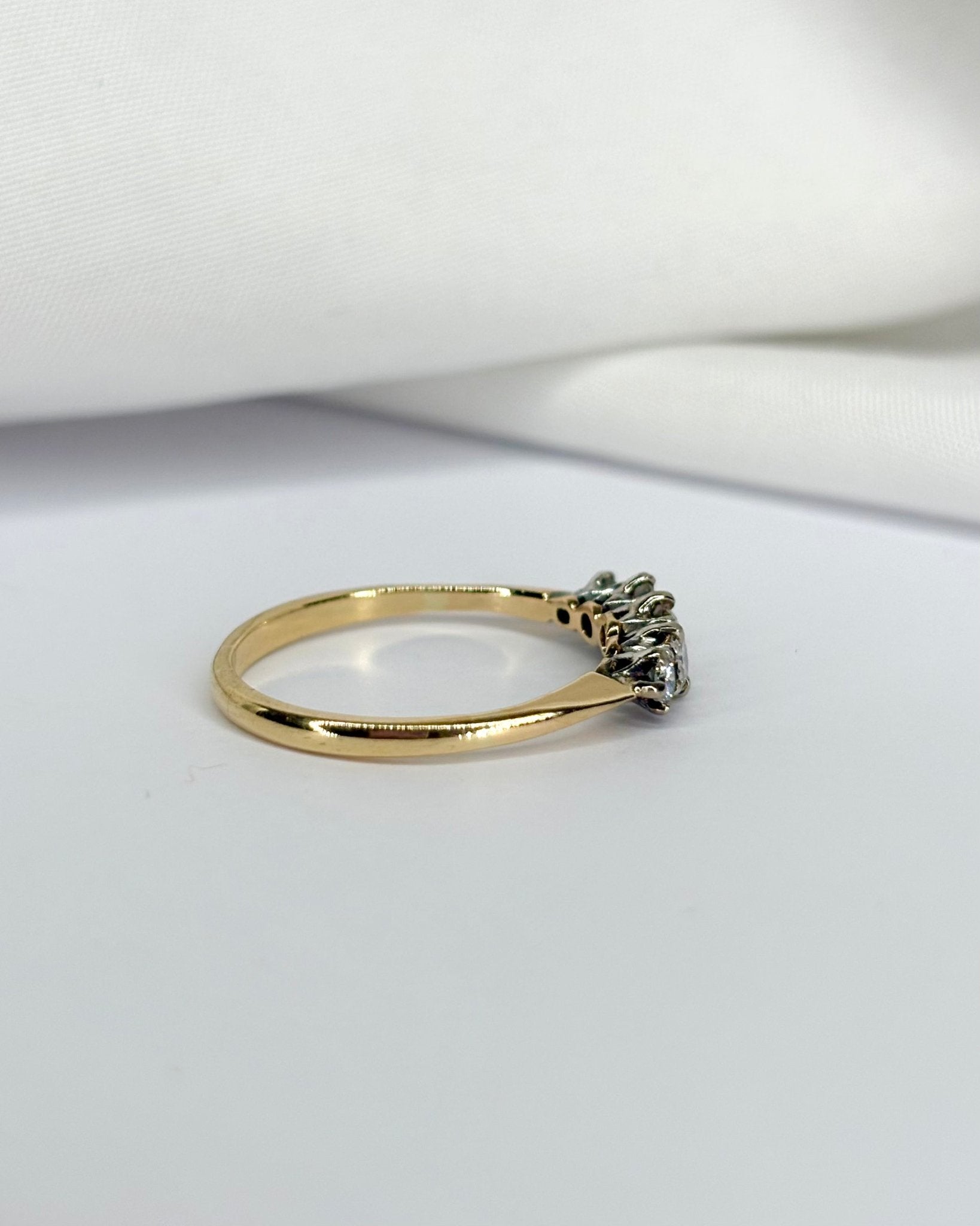 Bague Rivière Diamants 0.35 carat "Edwige" - Elliade Paris