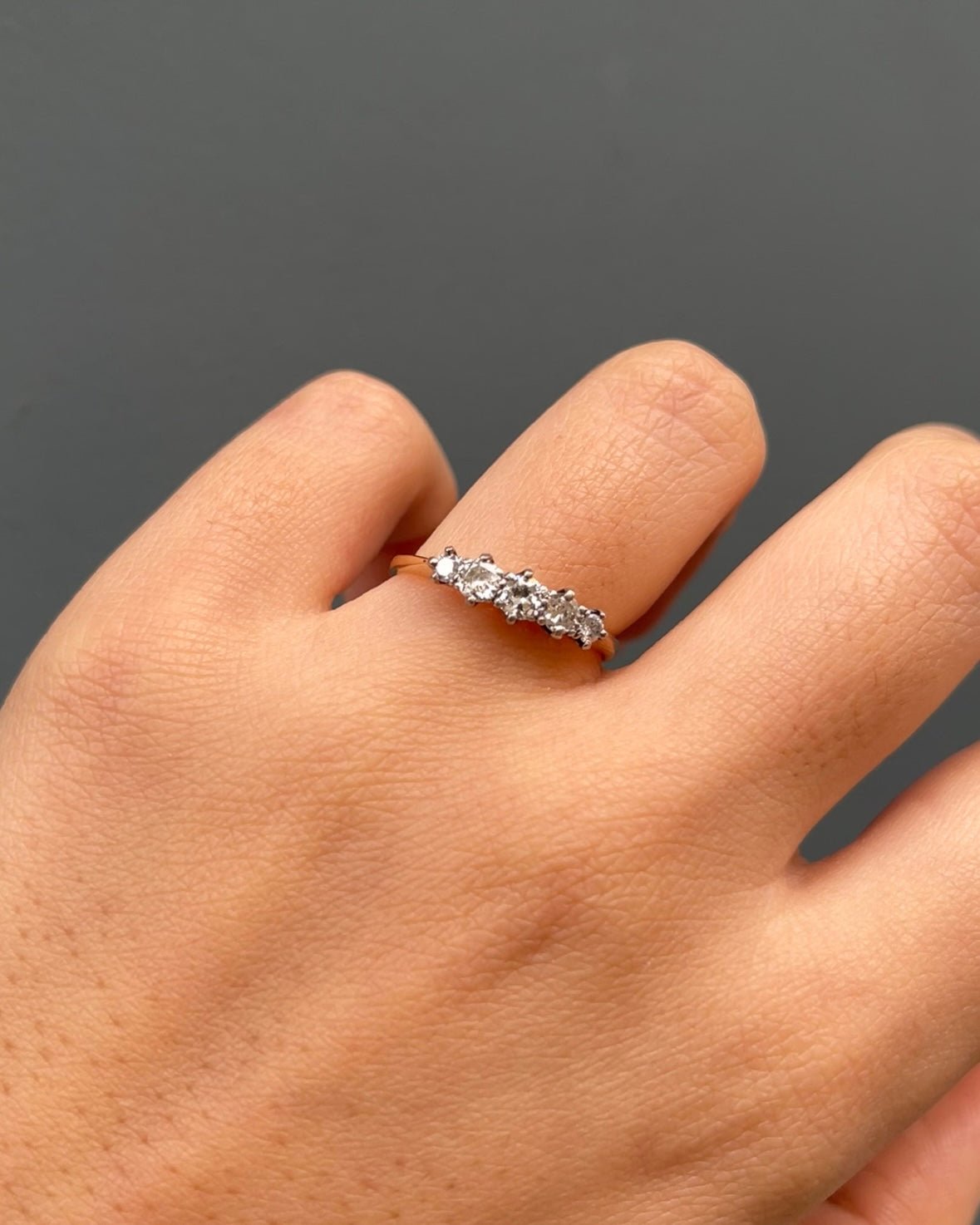 Bague Rivière Diamants 0.35 carat "Edwige" - Elliade Paris