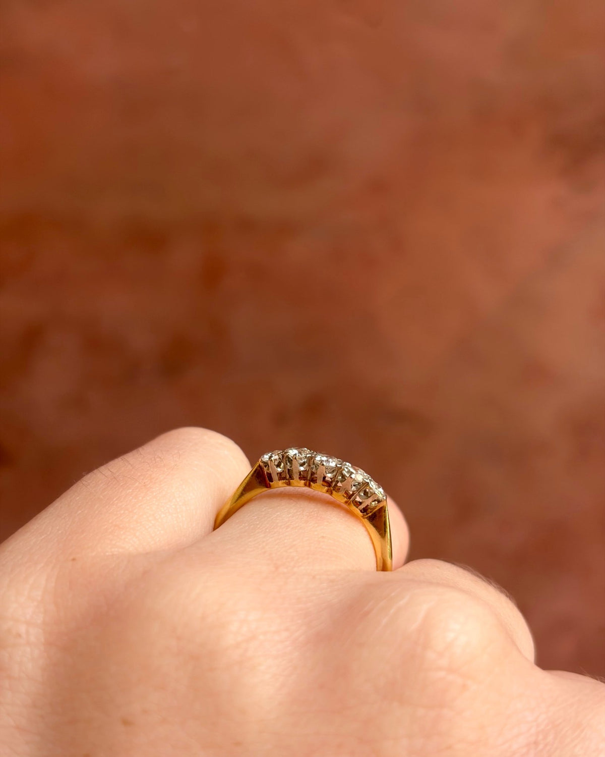 Bague Rivière Diamants 0.41 carat "Féline" - Elliade Paris