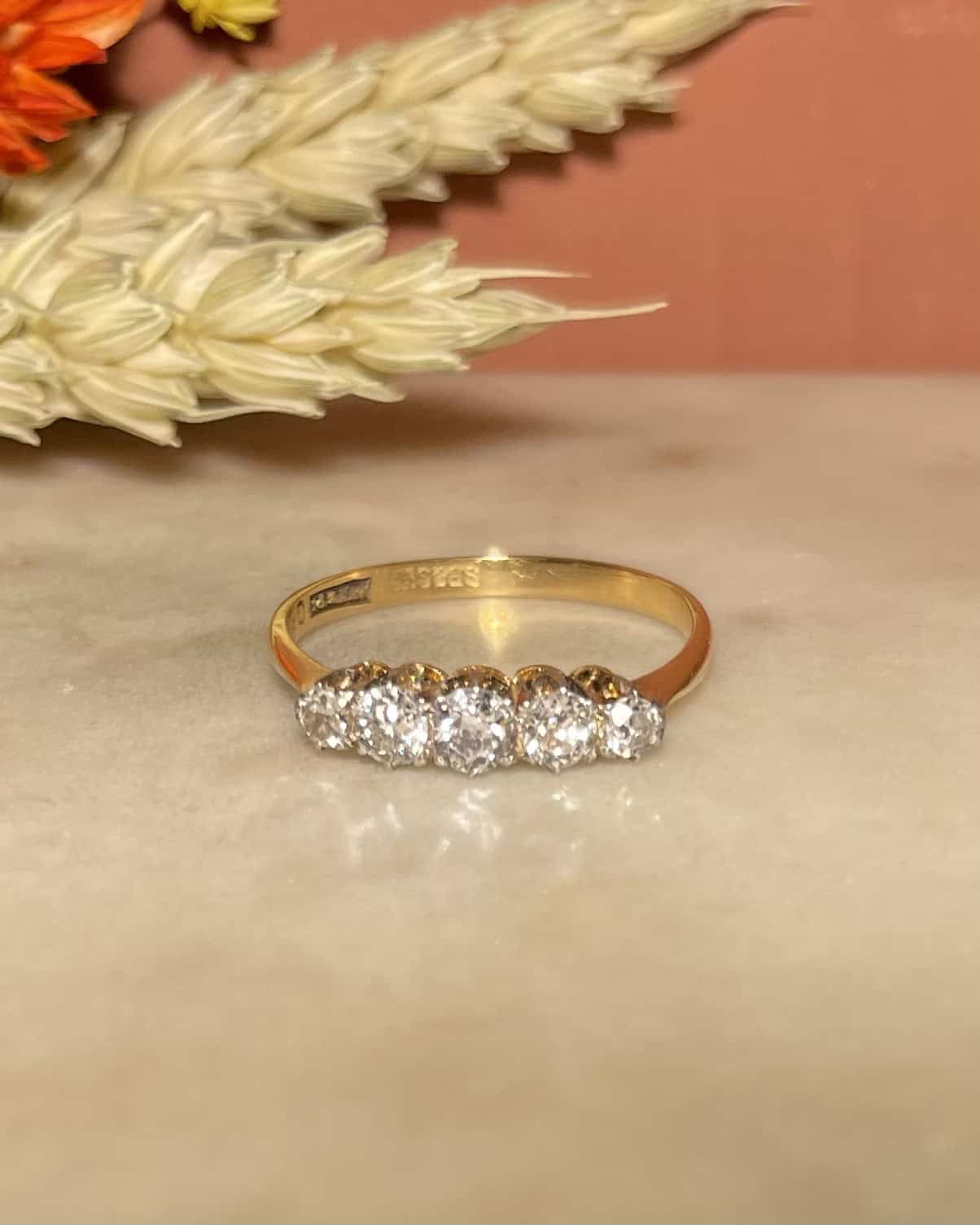 Bague Rivière Diamants 0.47 carat "Joanne" - Elliade Paris