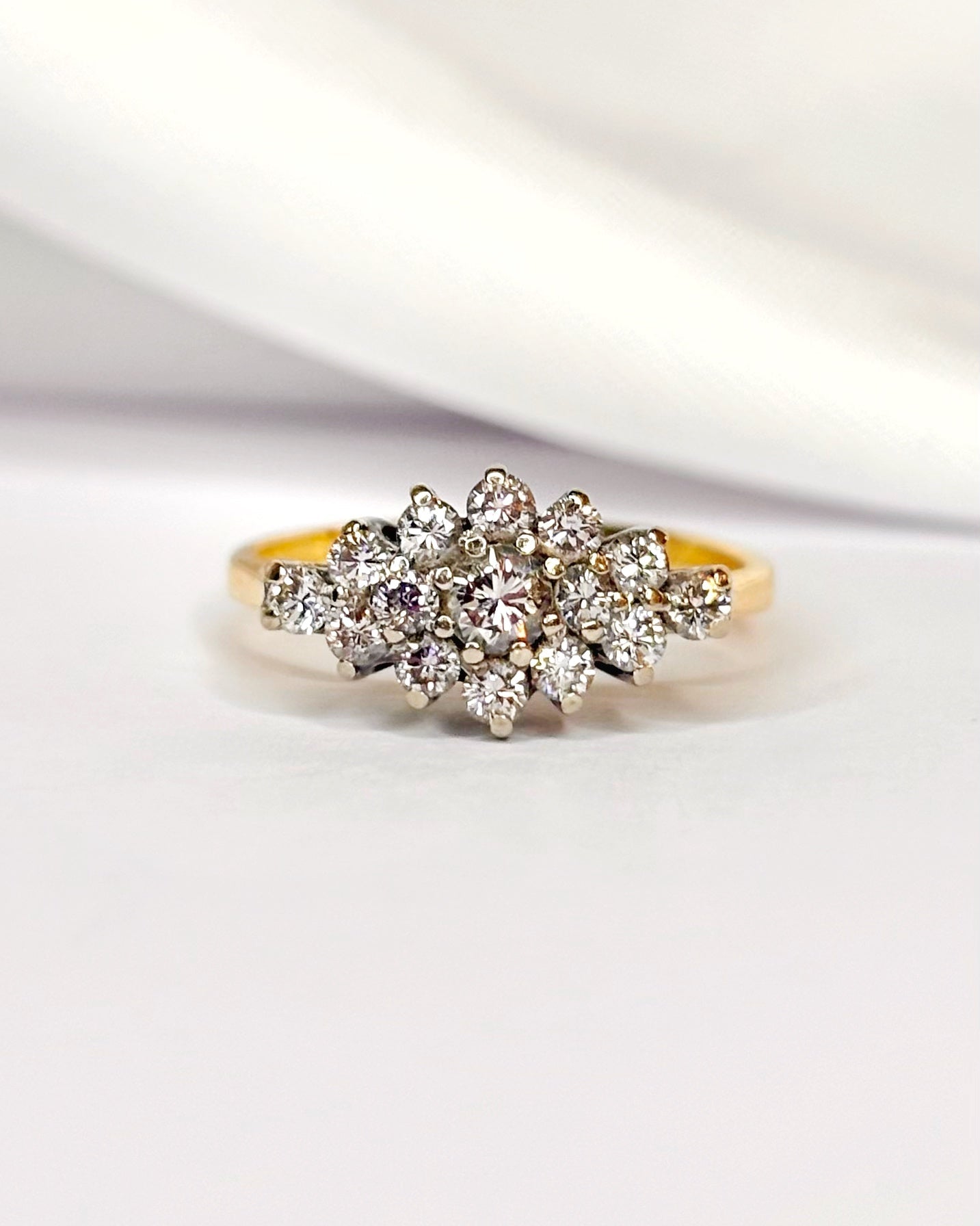 Bague Rivière Diamants 0.52 carat "Serine" - Elliade Paris