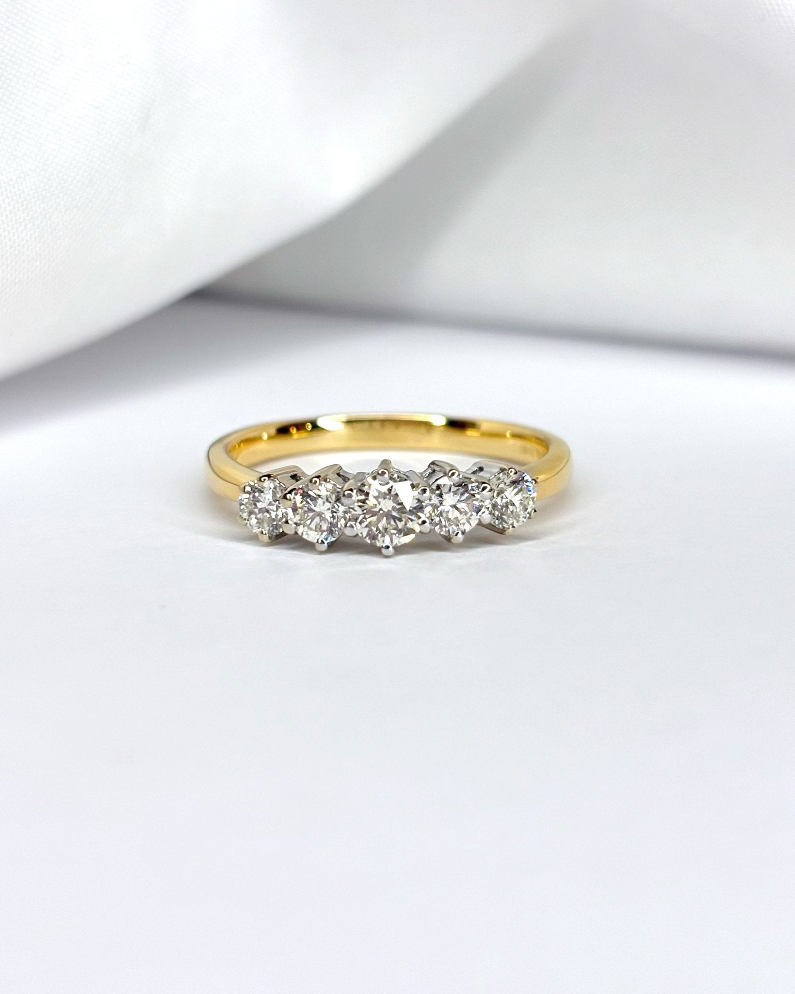 Bague Rivière Diamants 0.82 carat "Philippa" - Elliade Paris