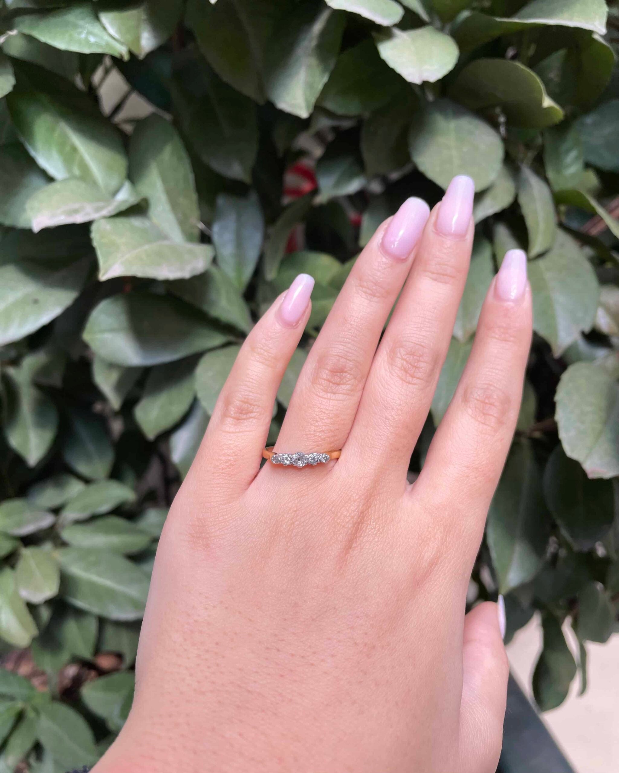 "Sloane" 0.32 carat Diamond River Ring