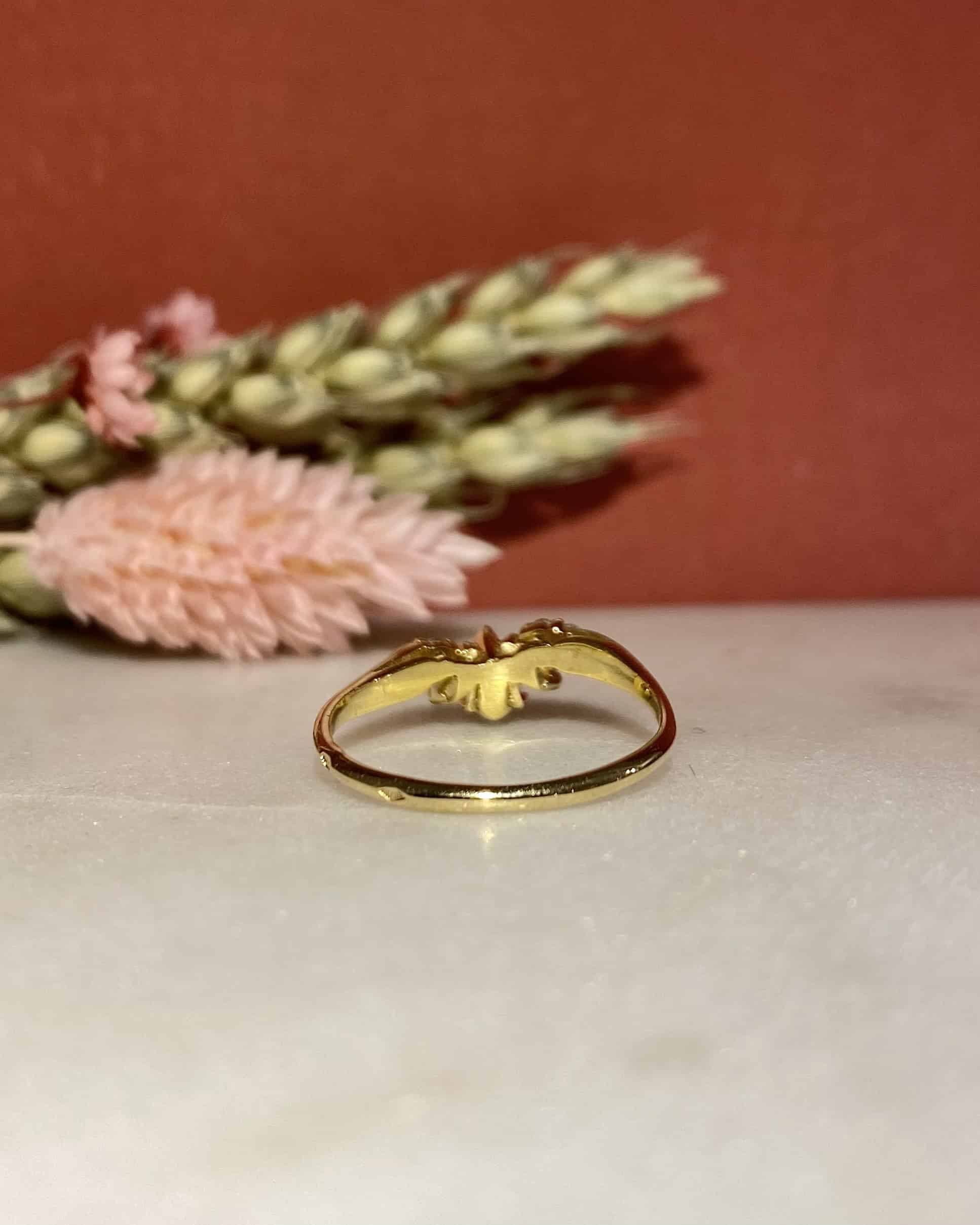 Bague Diadème Émeraude & Diamants "Jenna" - Elliade Paris