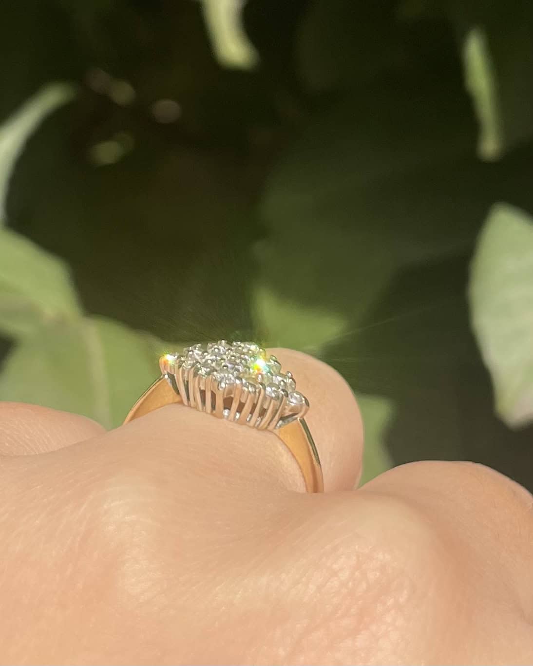 Bague Rivière Losange Diamants 0.32 carat "Orphelia" - Elliade Paris