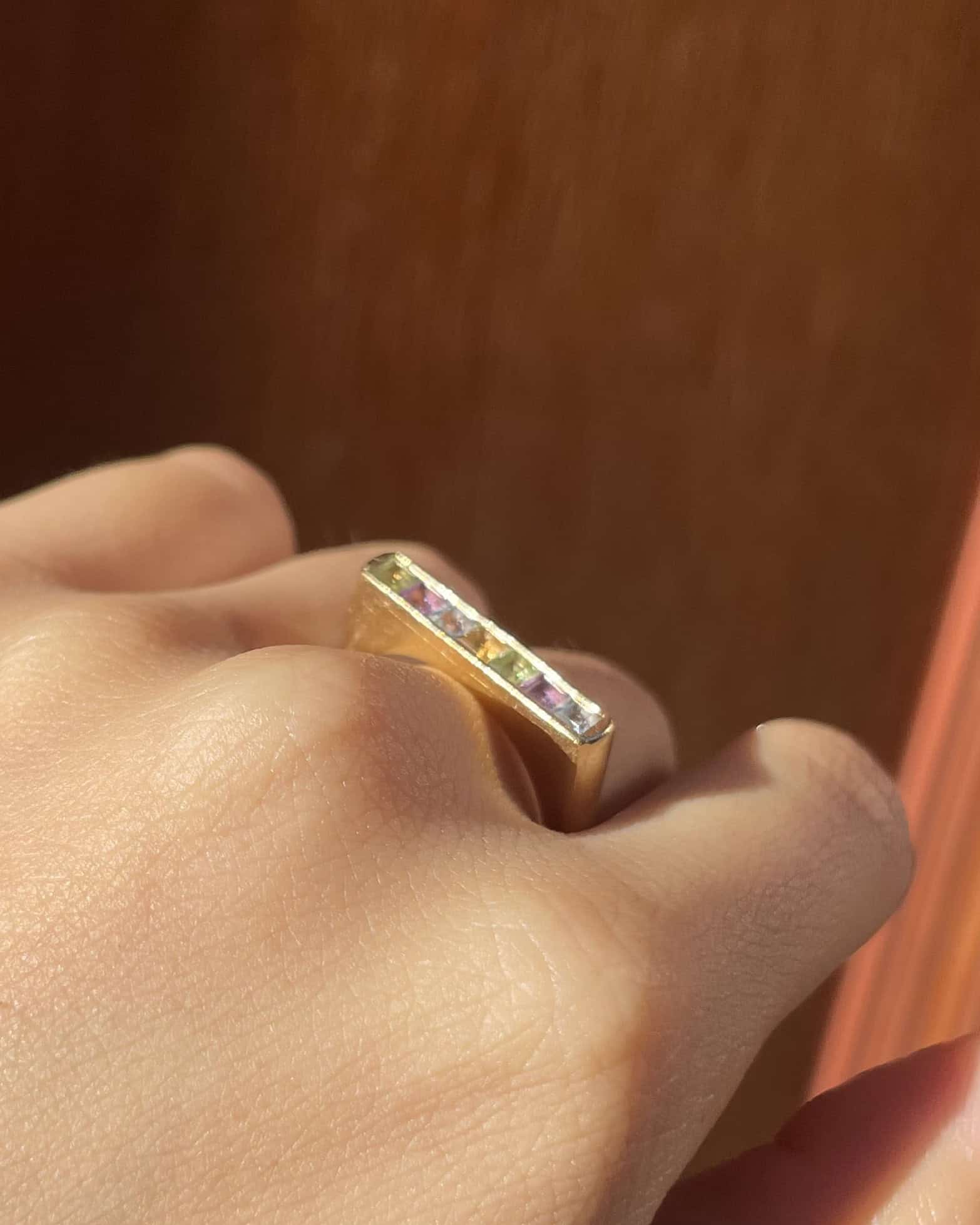 Bague Rivière Tutti Fruti "Enya"