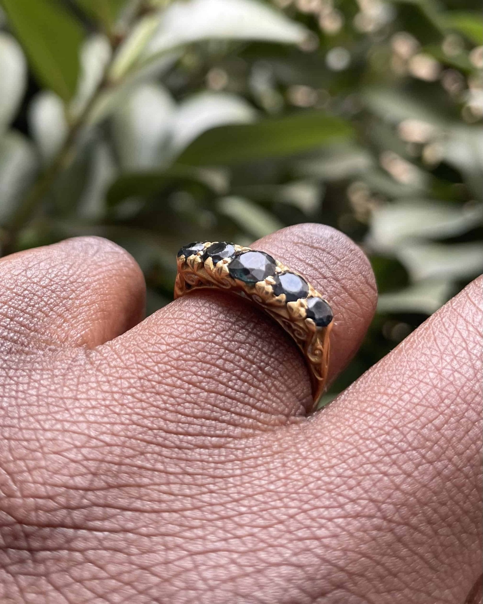 Bague Rivière Saphirs 1.70 Carat "Aimée" - Elliade Paris