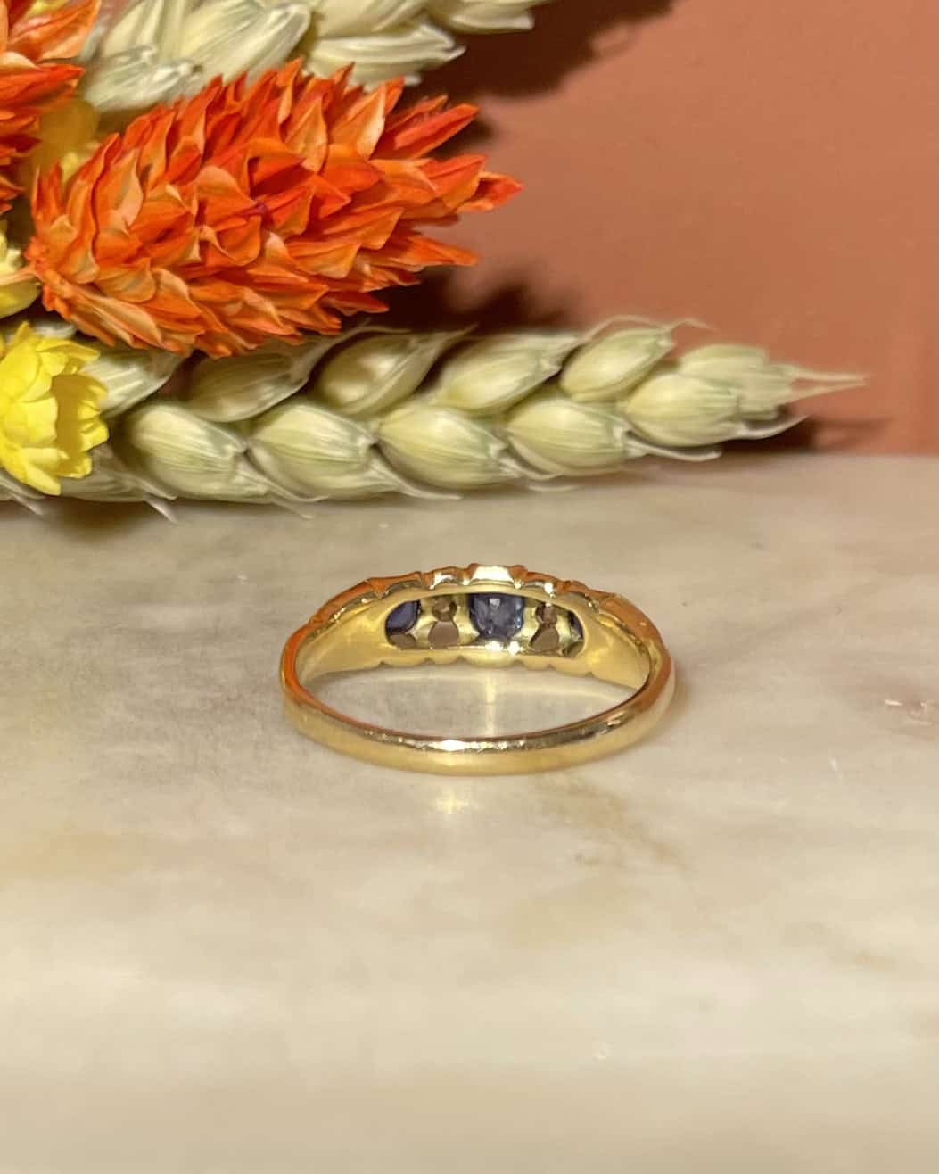 Bague Rivière Saphirs & Diamants "Carrey" - Elliade Paris