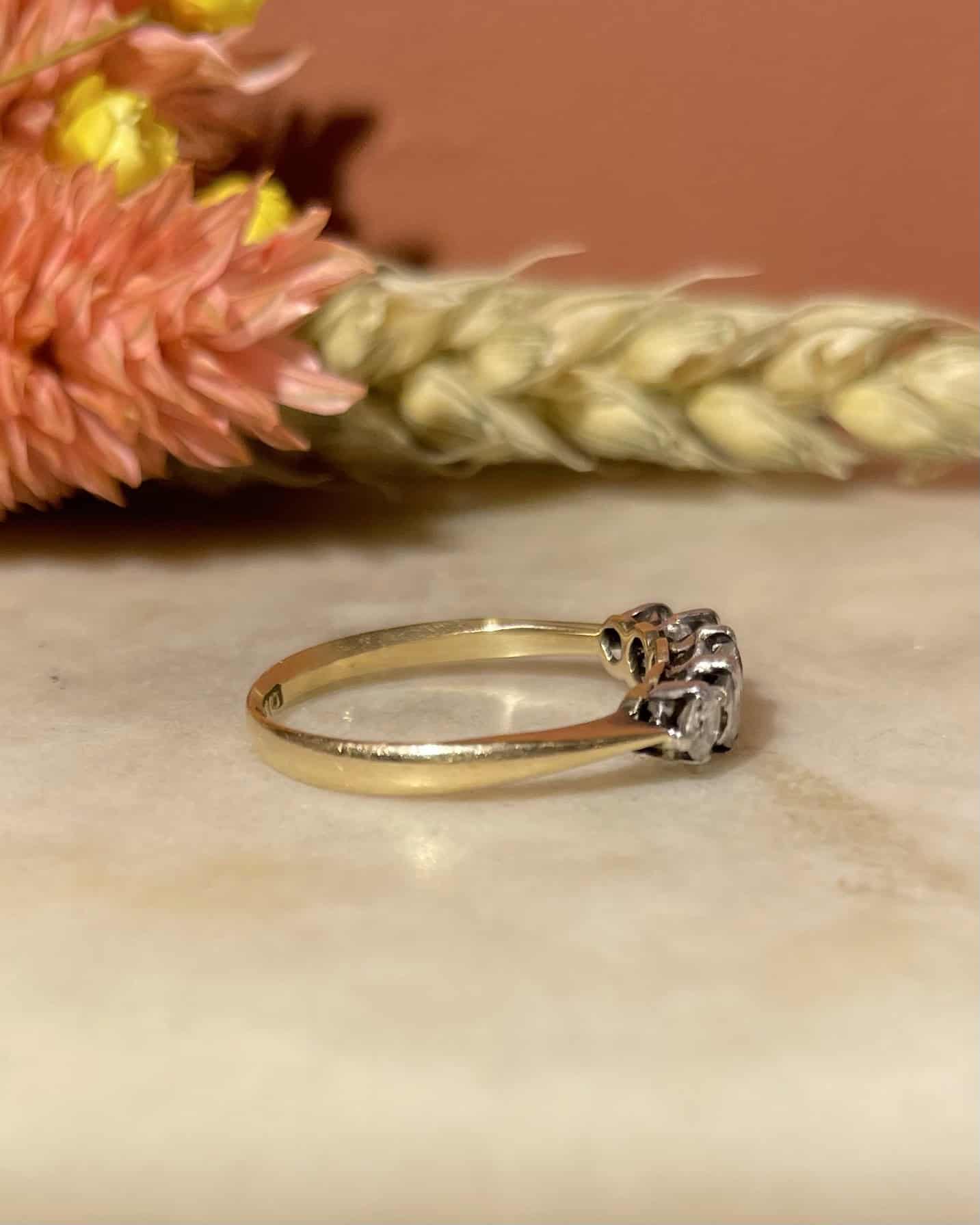 Anillo de diamantes "Addison" de 0,45 quilates